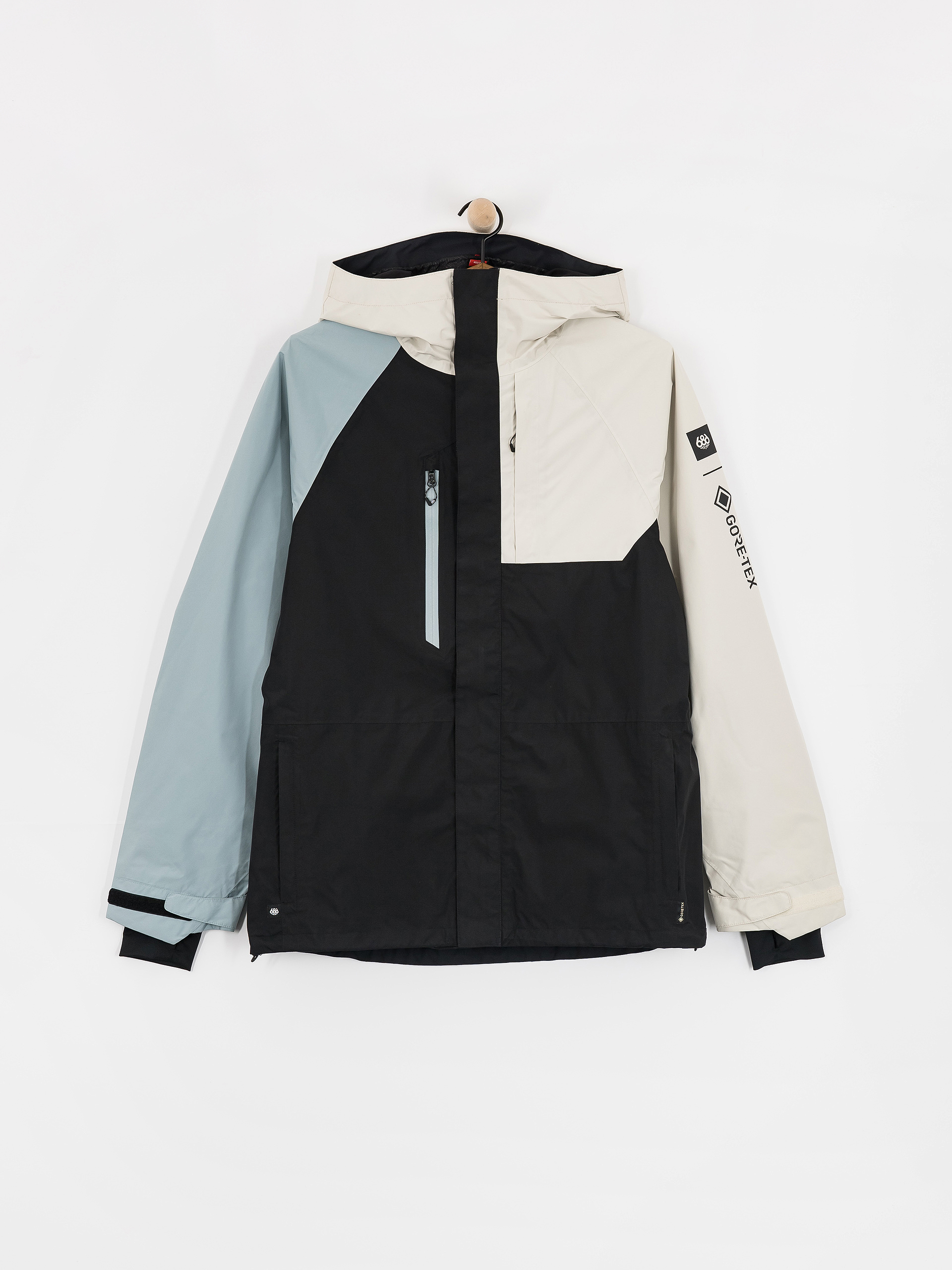 Чоловіча Сноубордична куртка 686 Gore-TeX Core (limestone colorblock)