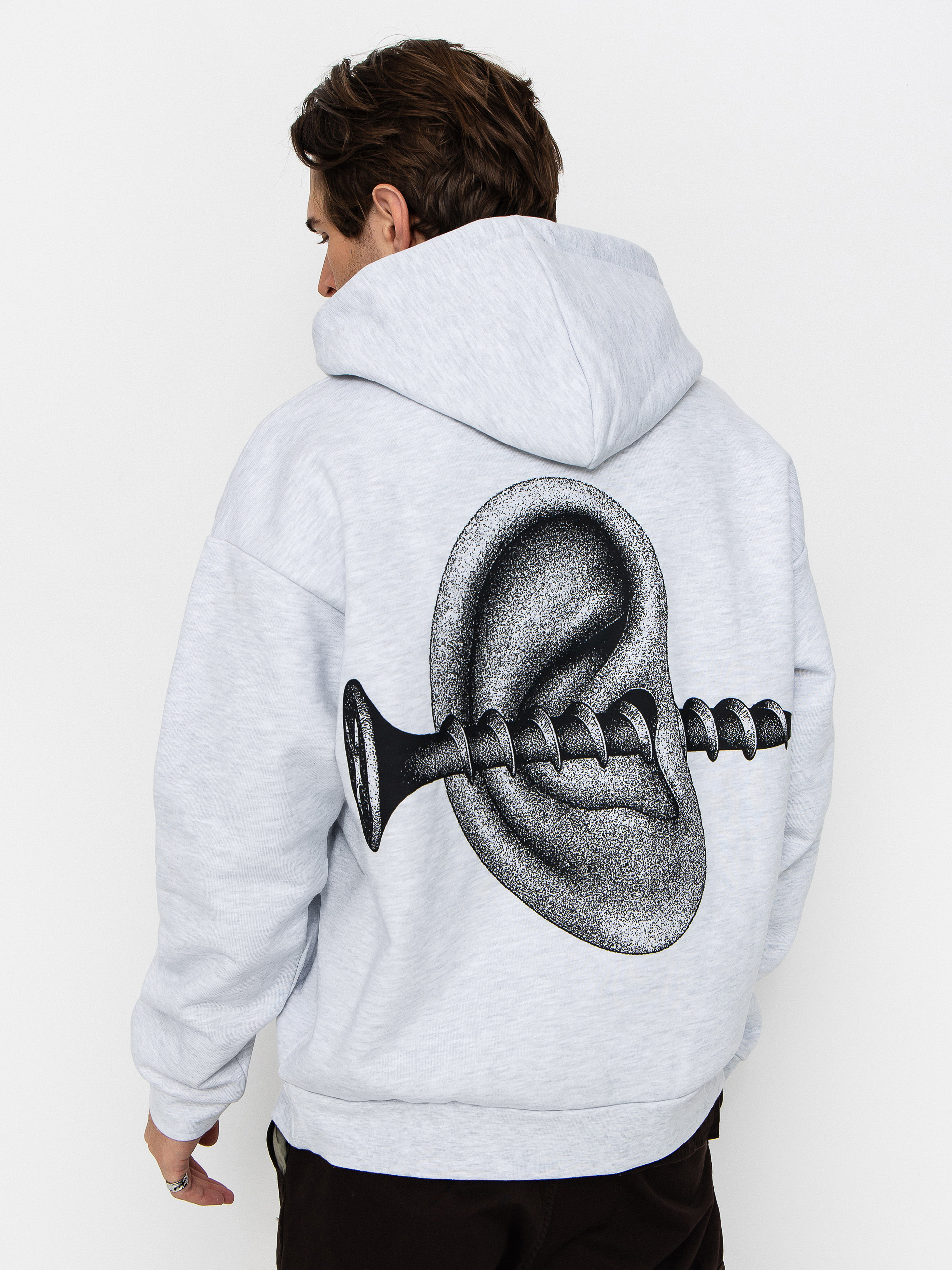 Худі OBEY Obey Disorder Extra Heavy HD (ash grey)