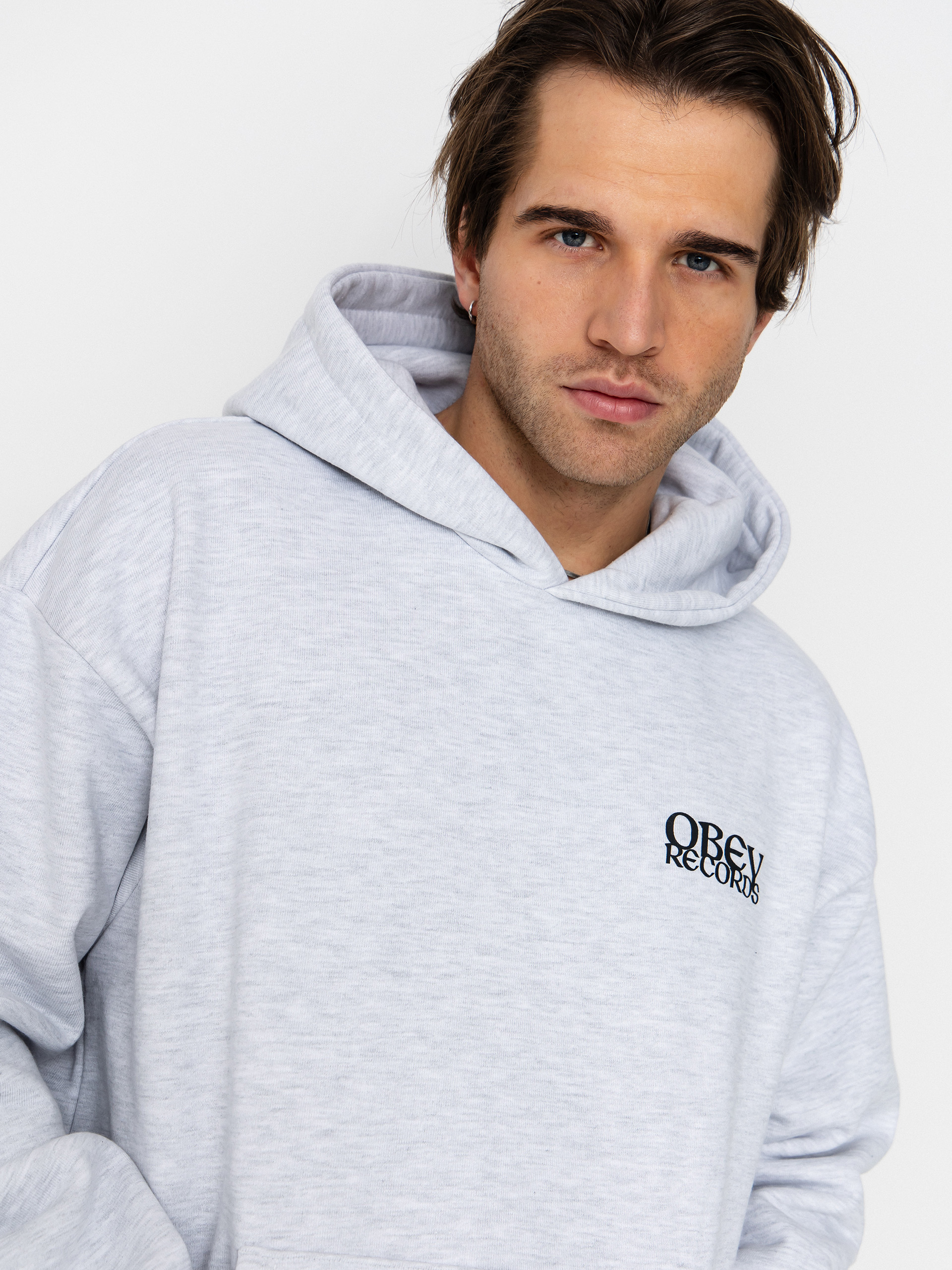 Худі OBEY Obey Disorder Extra Heavy HD (ash grey)