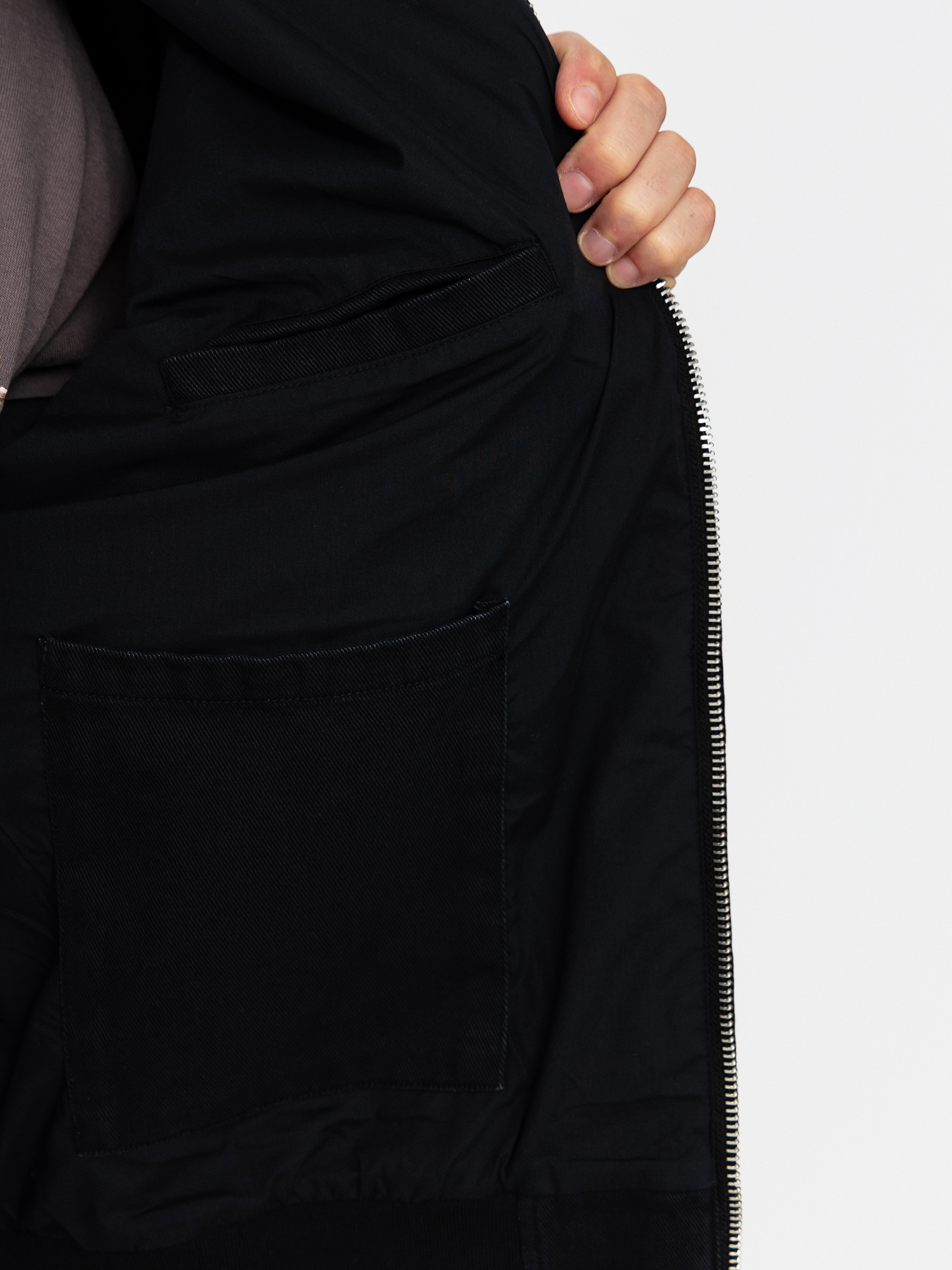 Куртка OBEY Obey Glen Zip Up (black faded wash)