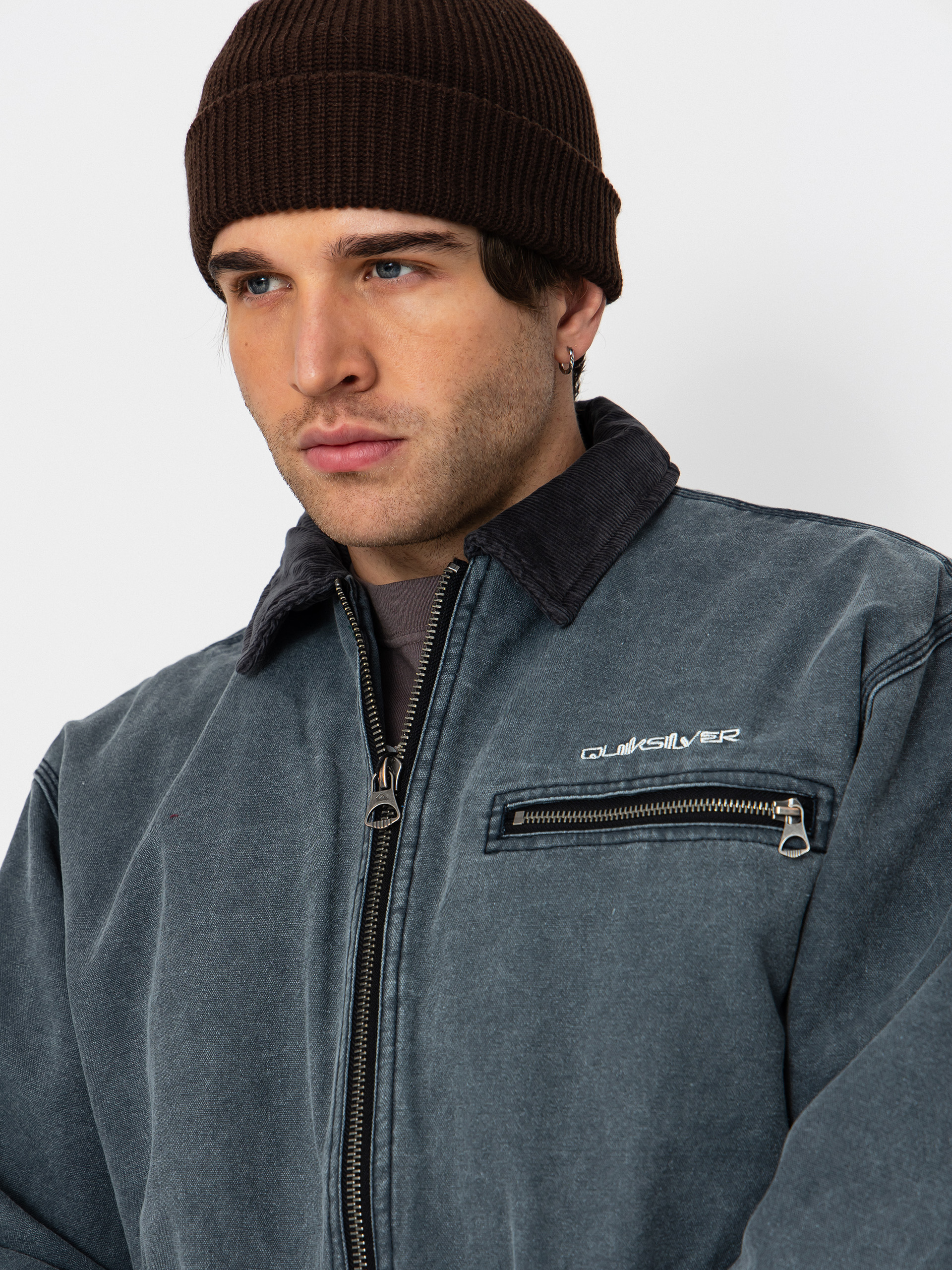 Куртка Quiksilver Shaper Pad - чорний, сірий (black)
