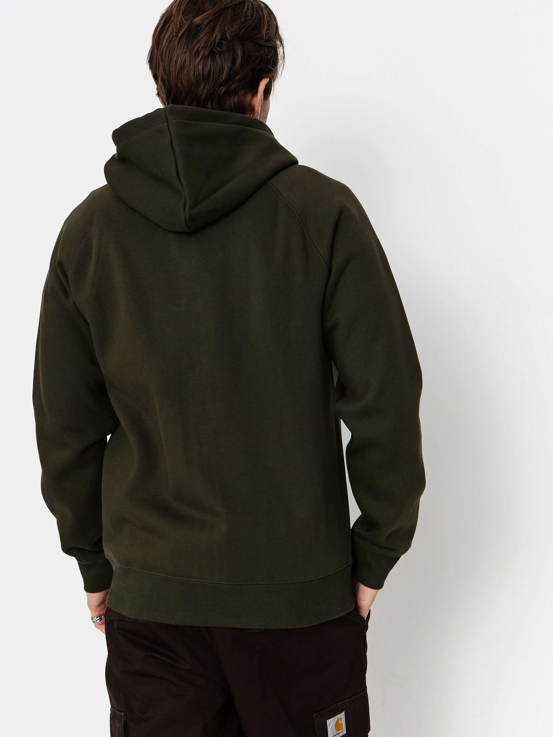 Худі Carhartt WIP Chase ZHD (olive/gold)