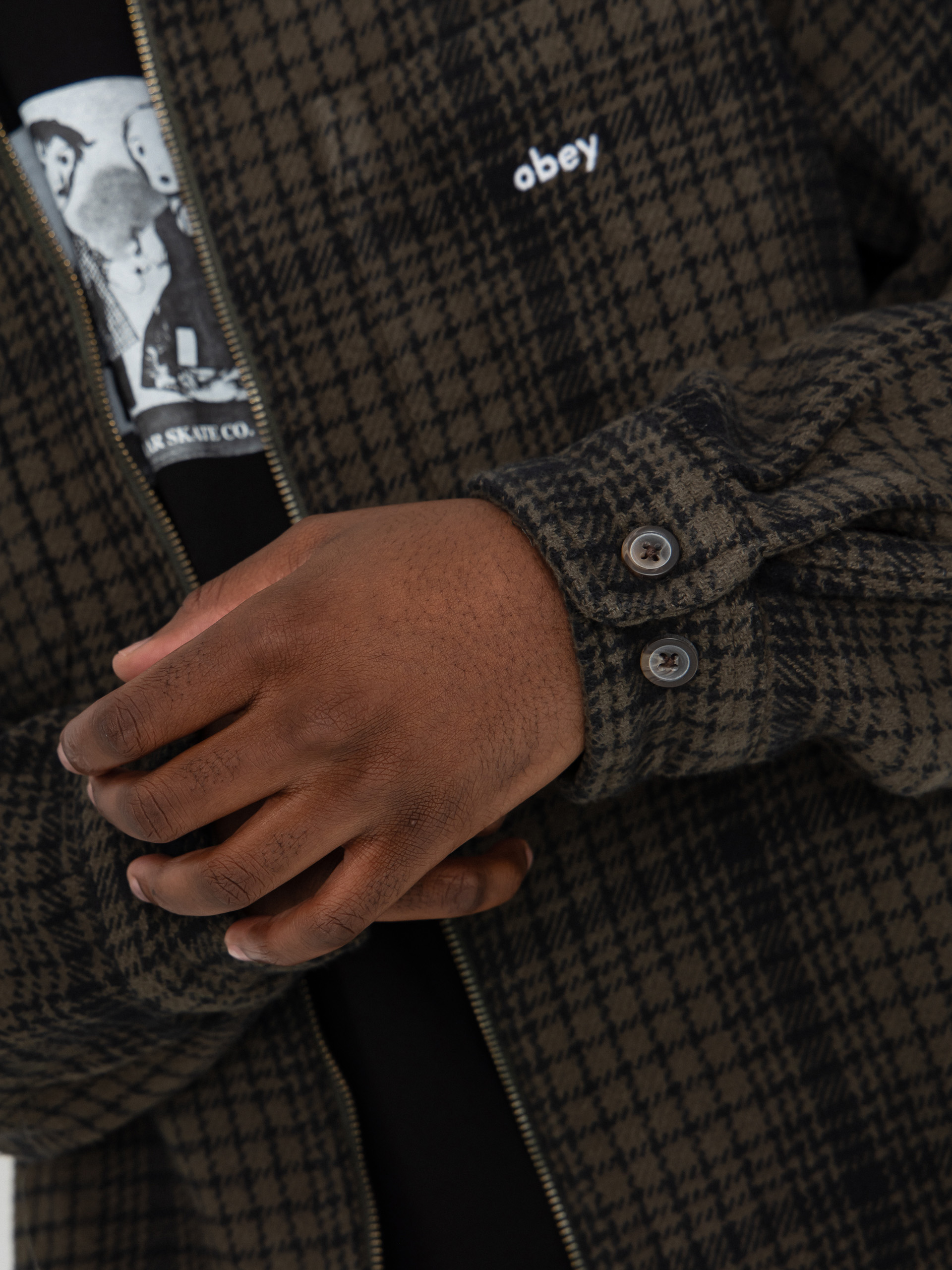 Куртка OBEY Parker Zip (rosin multi)