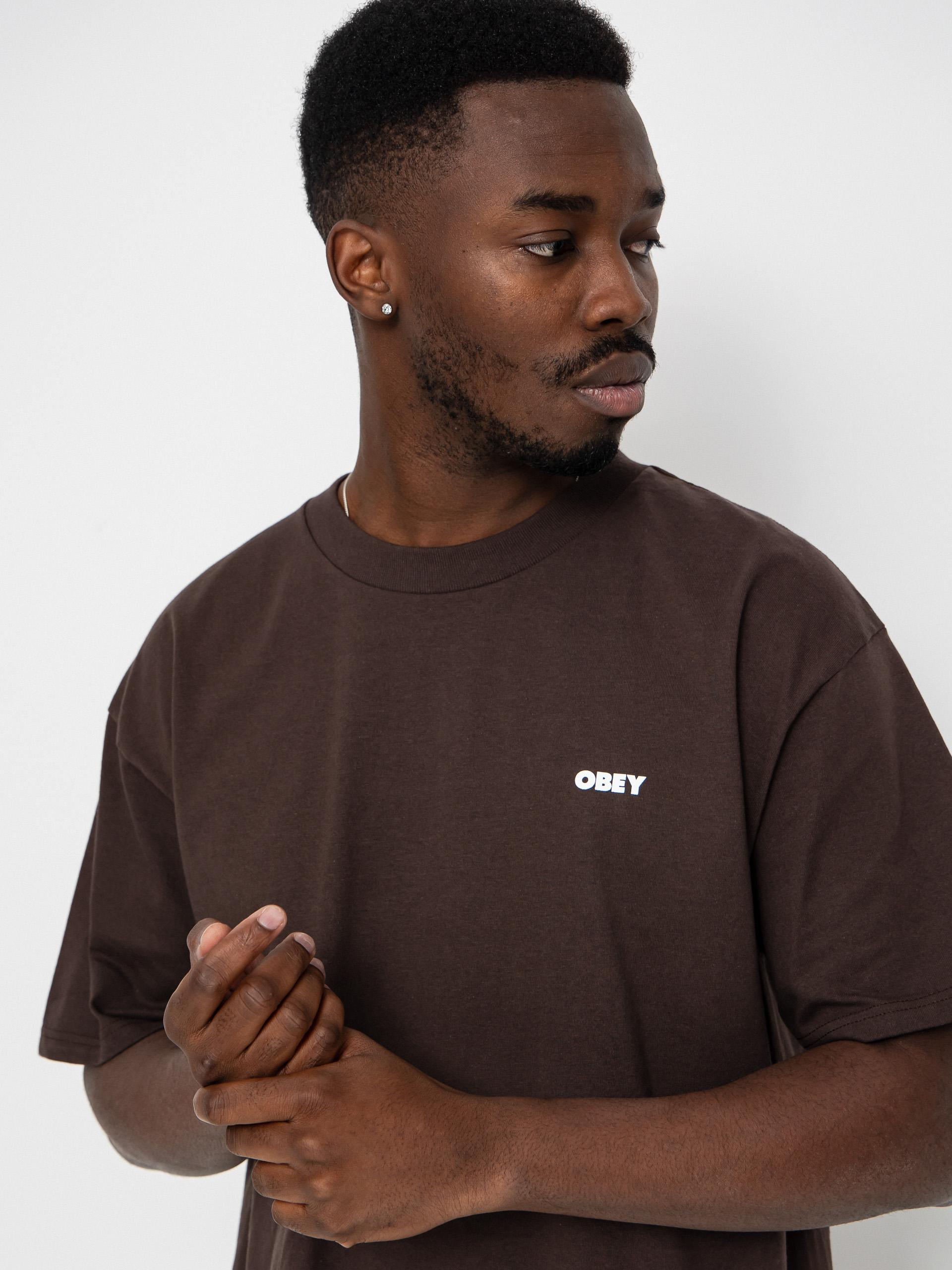 Футболка OBEY Obey Owl (java brown)