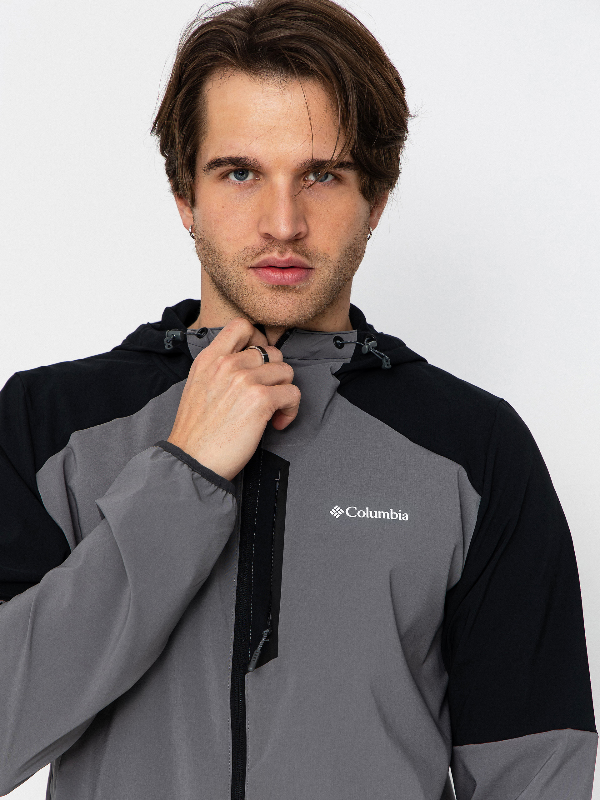 Куртка Columbia Tech Softshell HD (city grey/black)