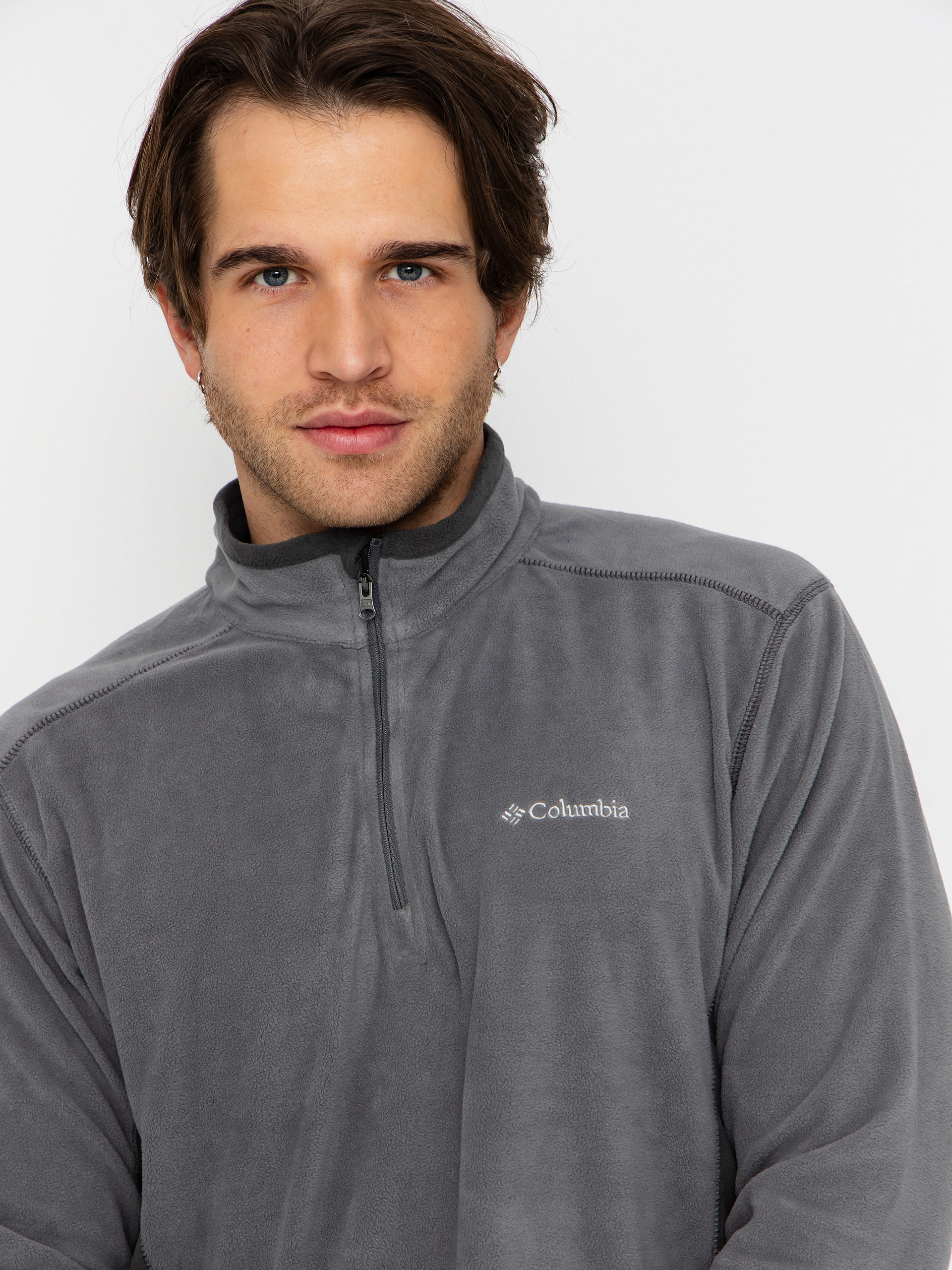 Чоловічий Флісовий светр Columbia Klamath Range II Half Zip (city grey/shark)