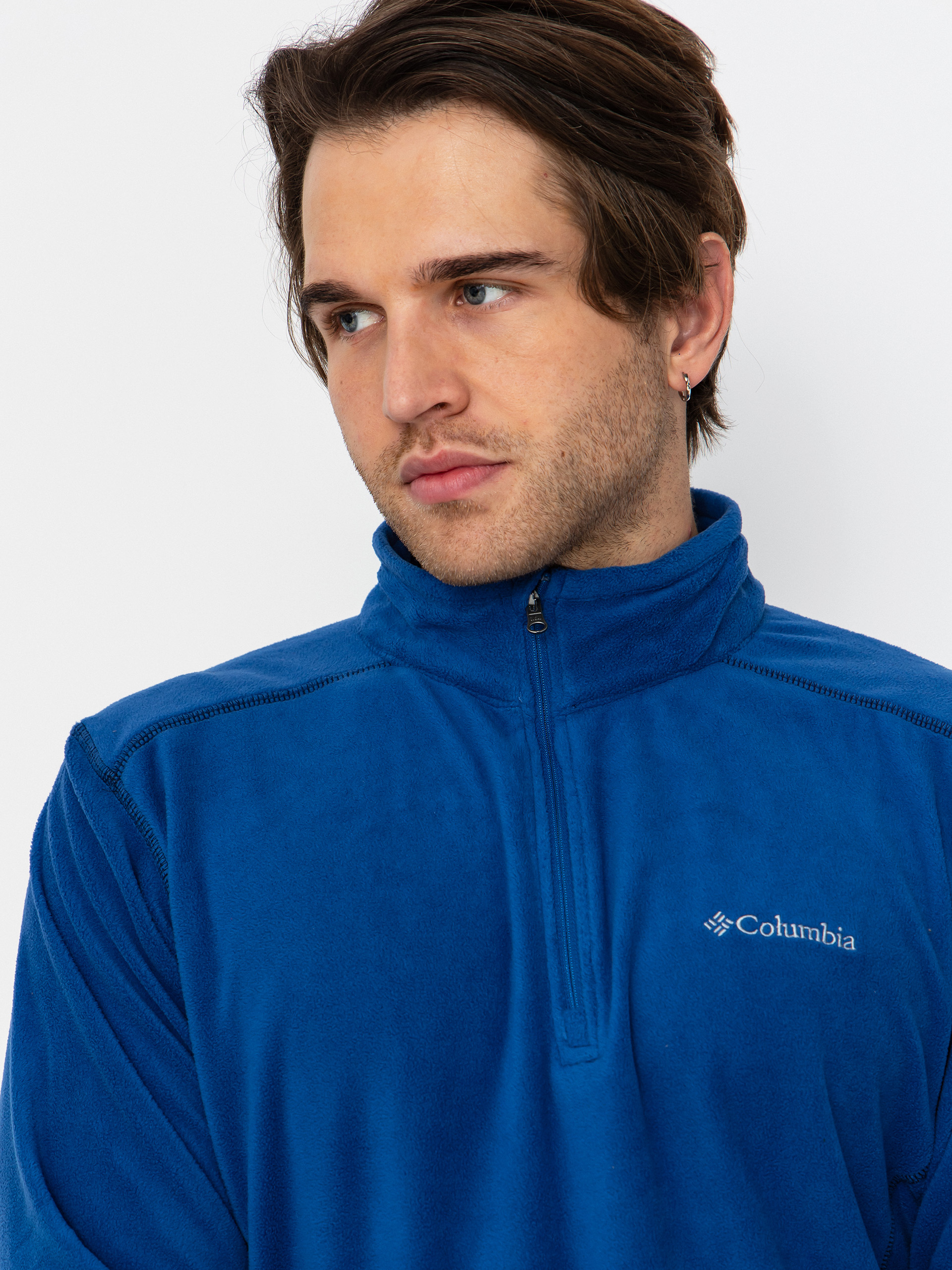 Чоловічий Флісовий светр Columbia Klamath Range II Half Zip (mountain blue)