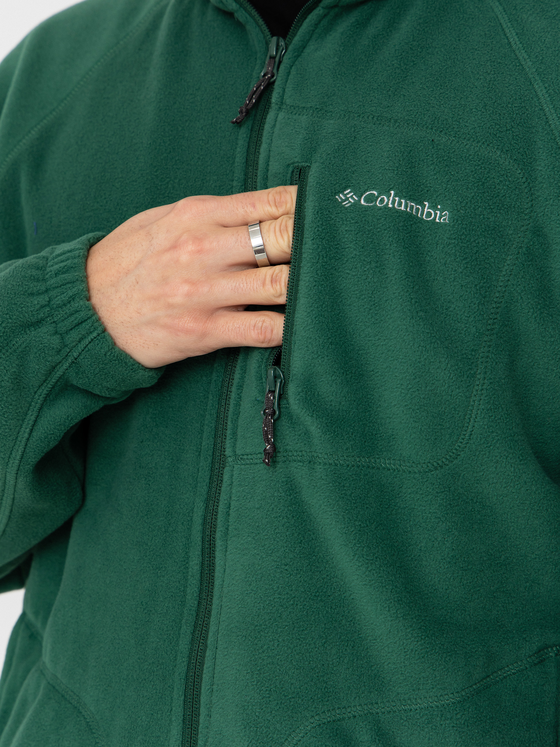 Чоловічий Флісовий светр Columbia Fast Trek II Full Zip (rain forest)