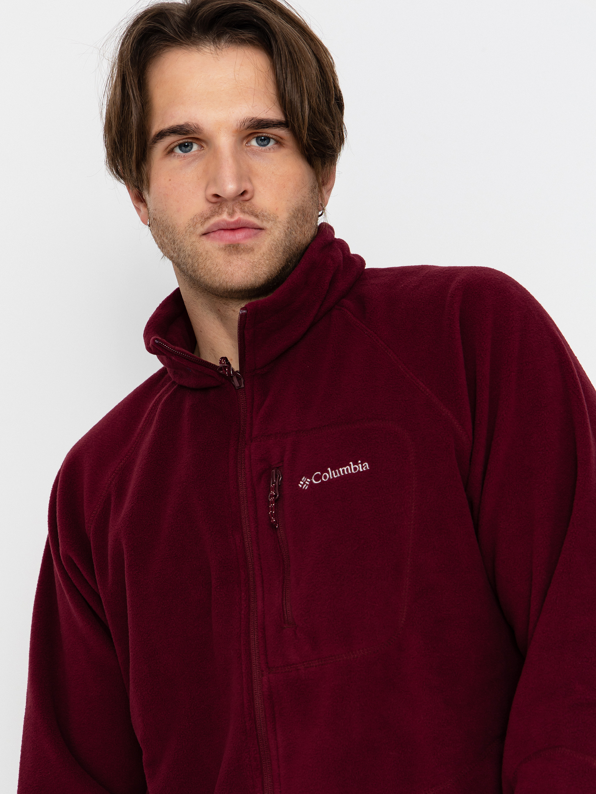 Чоловічий Флісовий светр Columbia Fast Trek II Full Zip (rich wine)