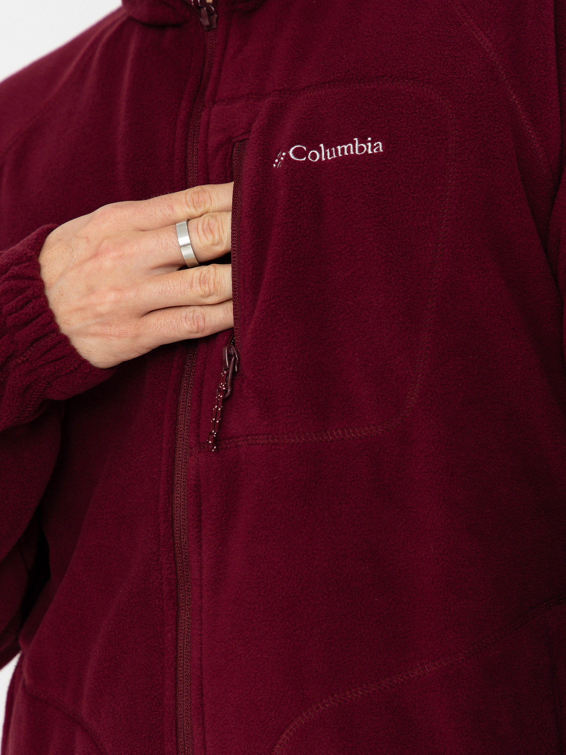 Чоловічий Флісовий светр Columbia Fast Trek II Full Zip (rich wine)