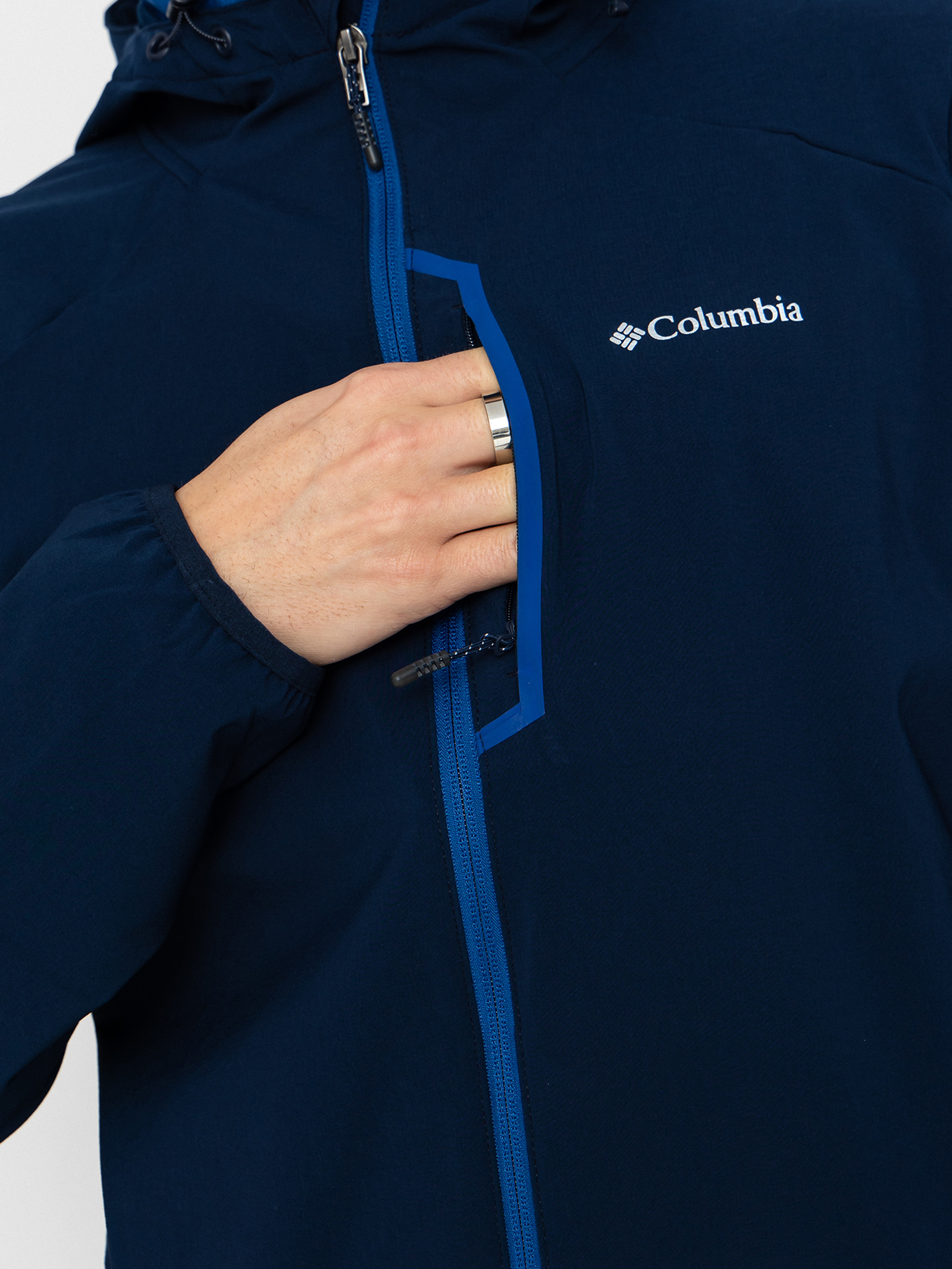 Куртка Columbia Tech Softshell HD (collegiate navy)