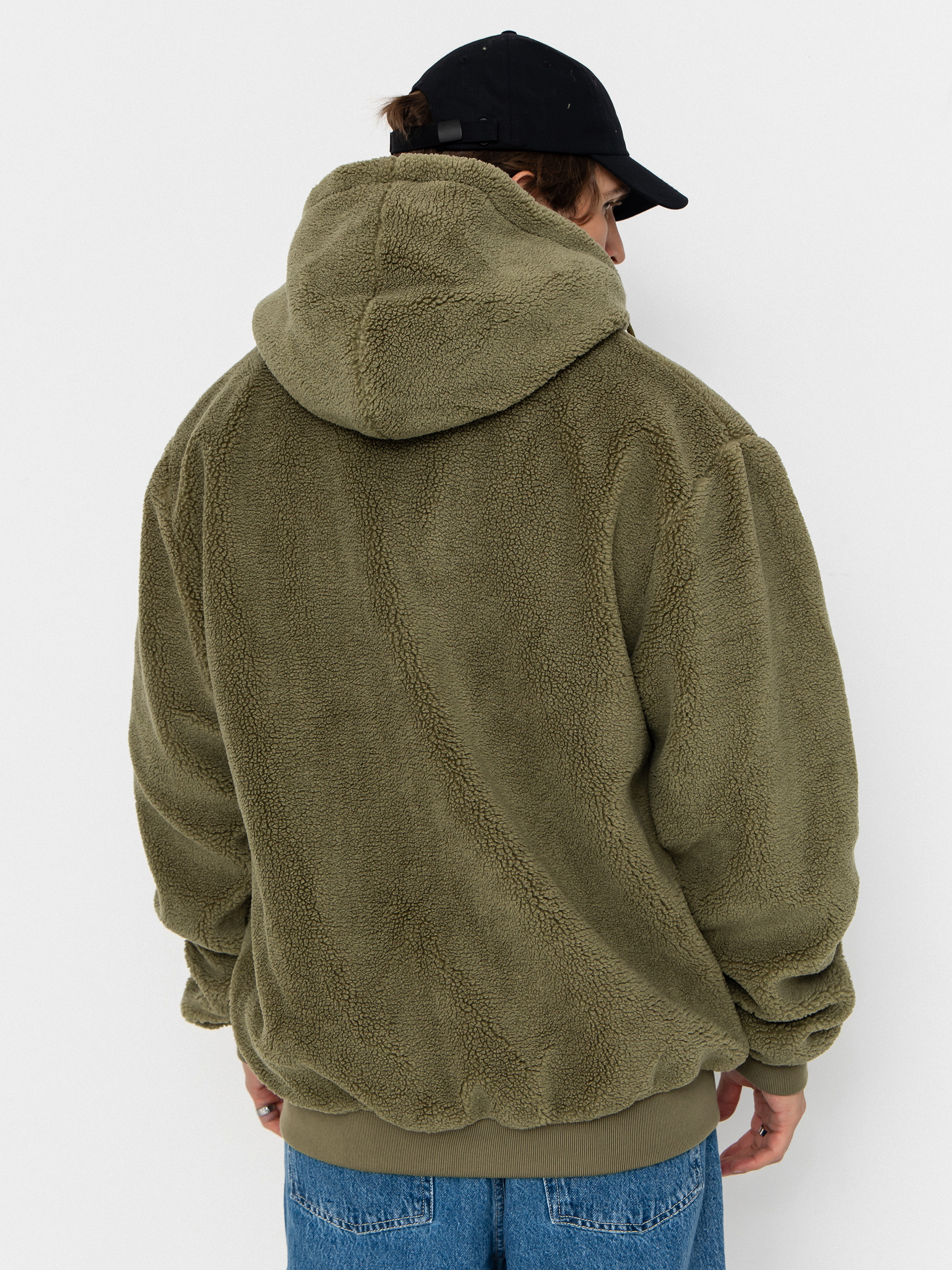 Куртка MassDnm Patch Teddy Zip Hoody (olive)