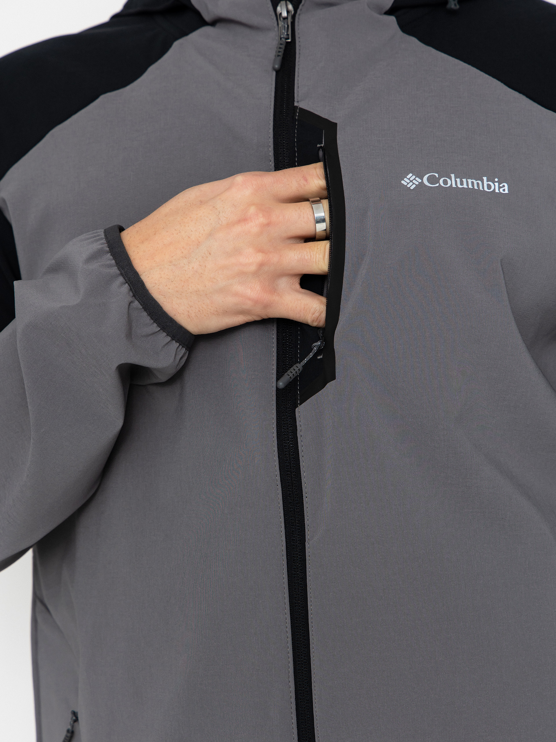 Куртка Columbia Tech Softshell HD (city grey/black)