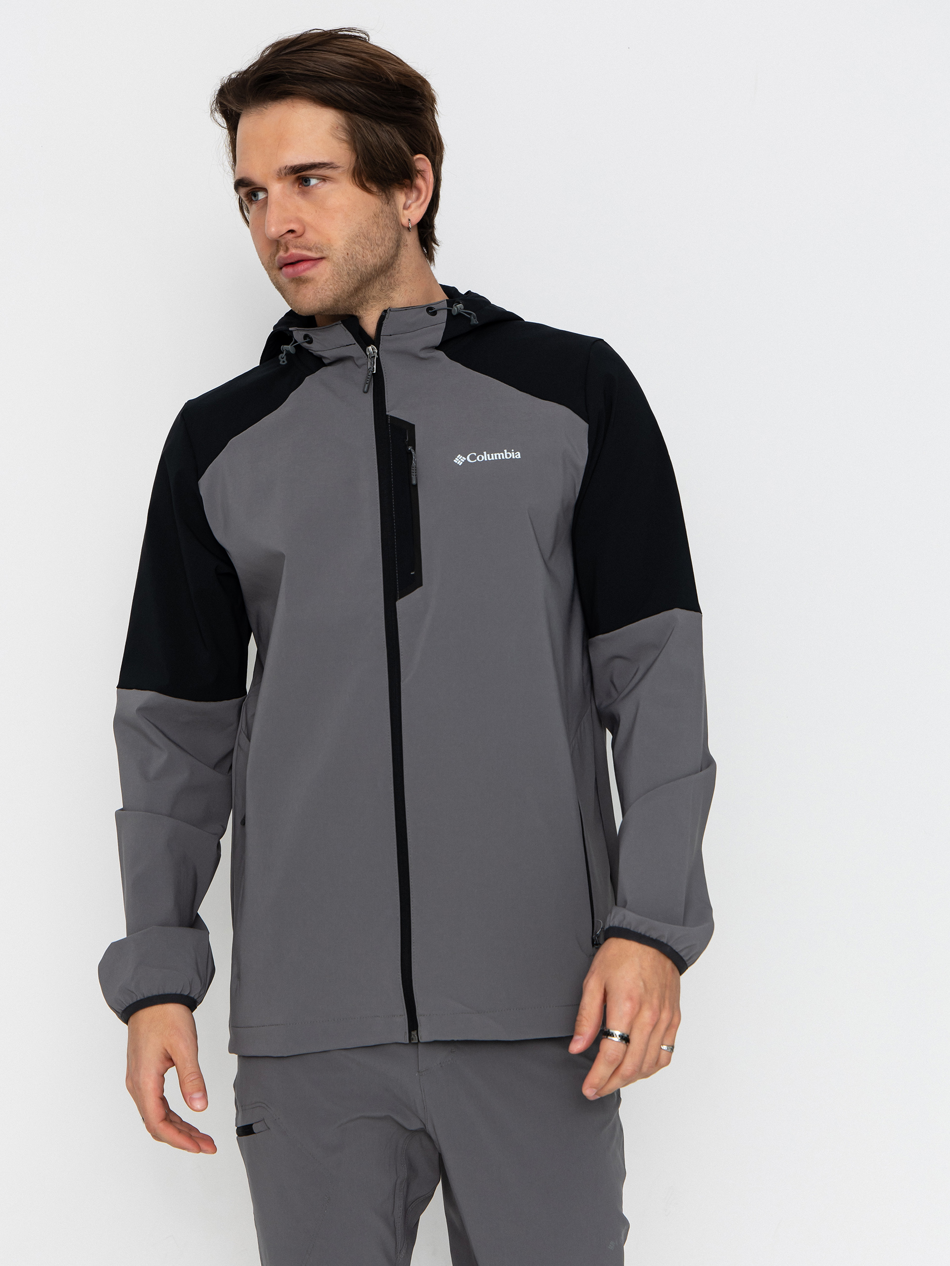 Куртка Columbia Tech Softshell HD (city grey/black)