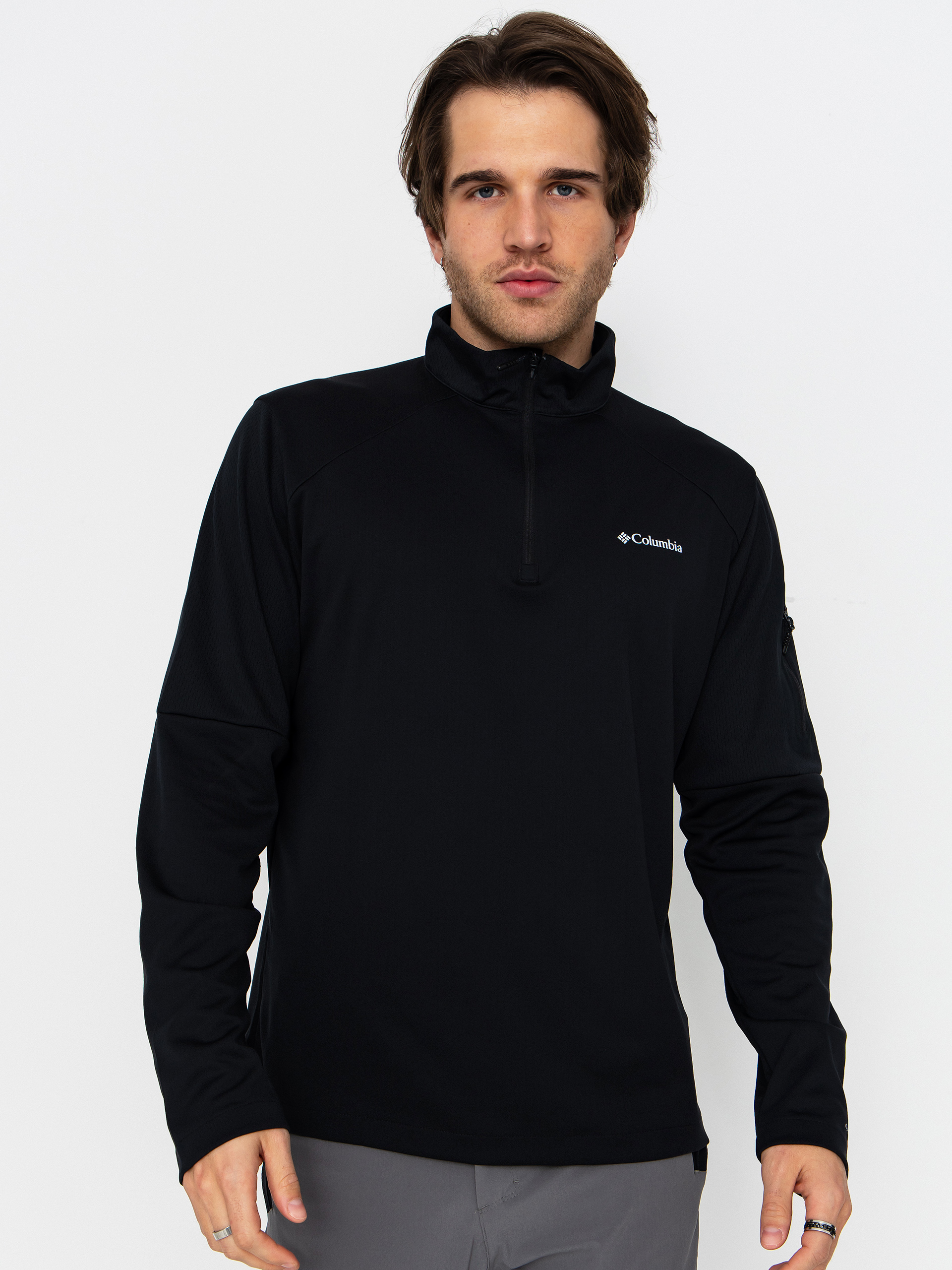 u0424u043bu0456u0441u043eu0432u0438u0439 u0441u0432u0435u0442u0440 Columbia Tech Knit 1/4 Zip (black)