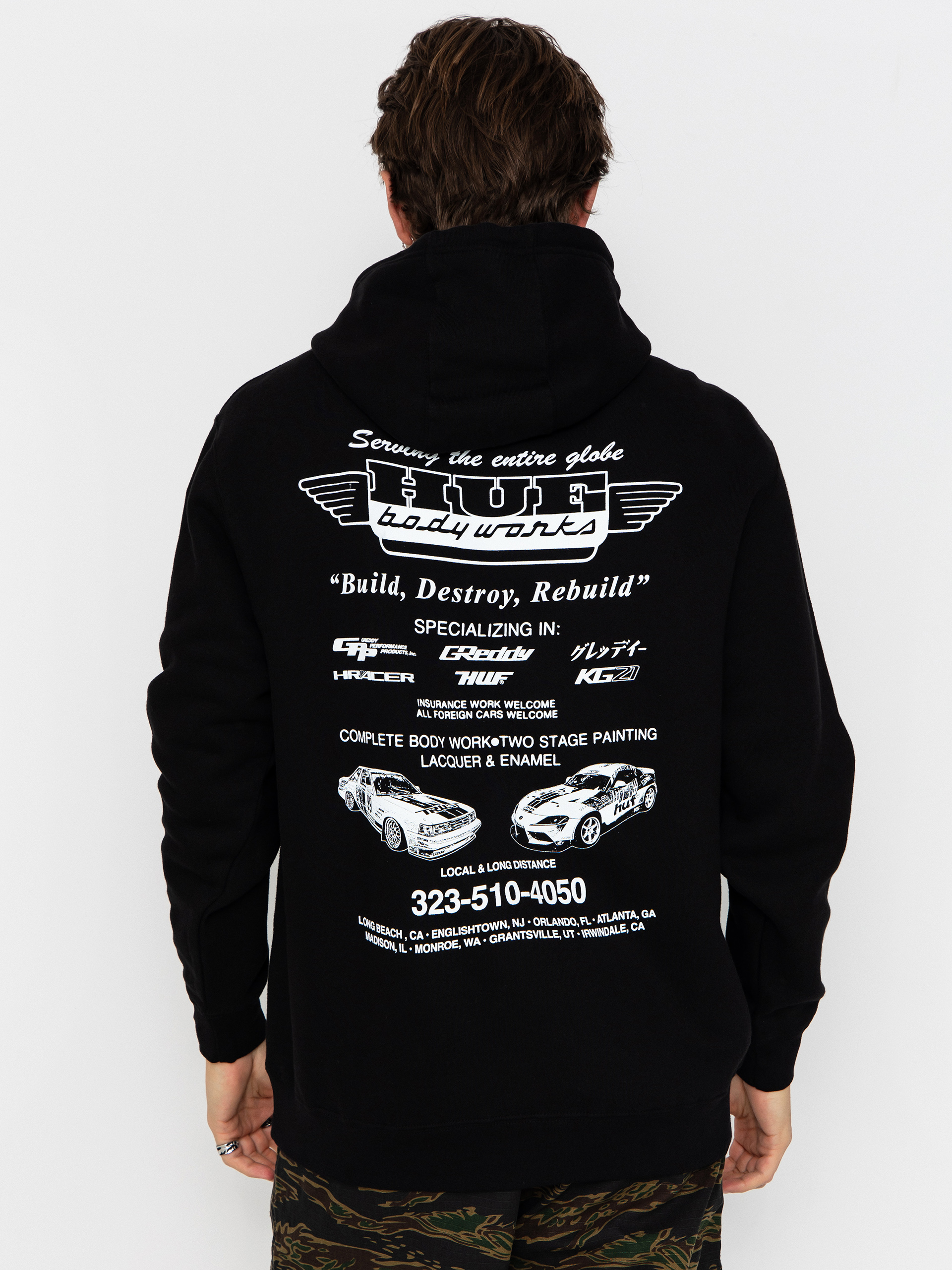 Худі HUF X Greddy Body Works HD