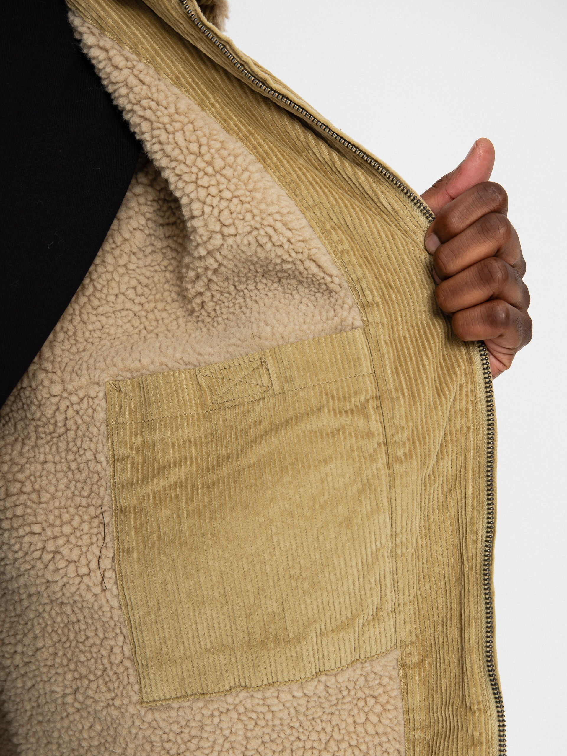 Куртка Quiksilver Dna Sherpa Harrington (sponge/grape leaf)