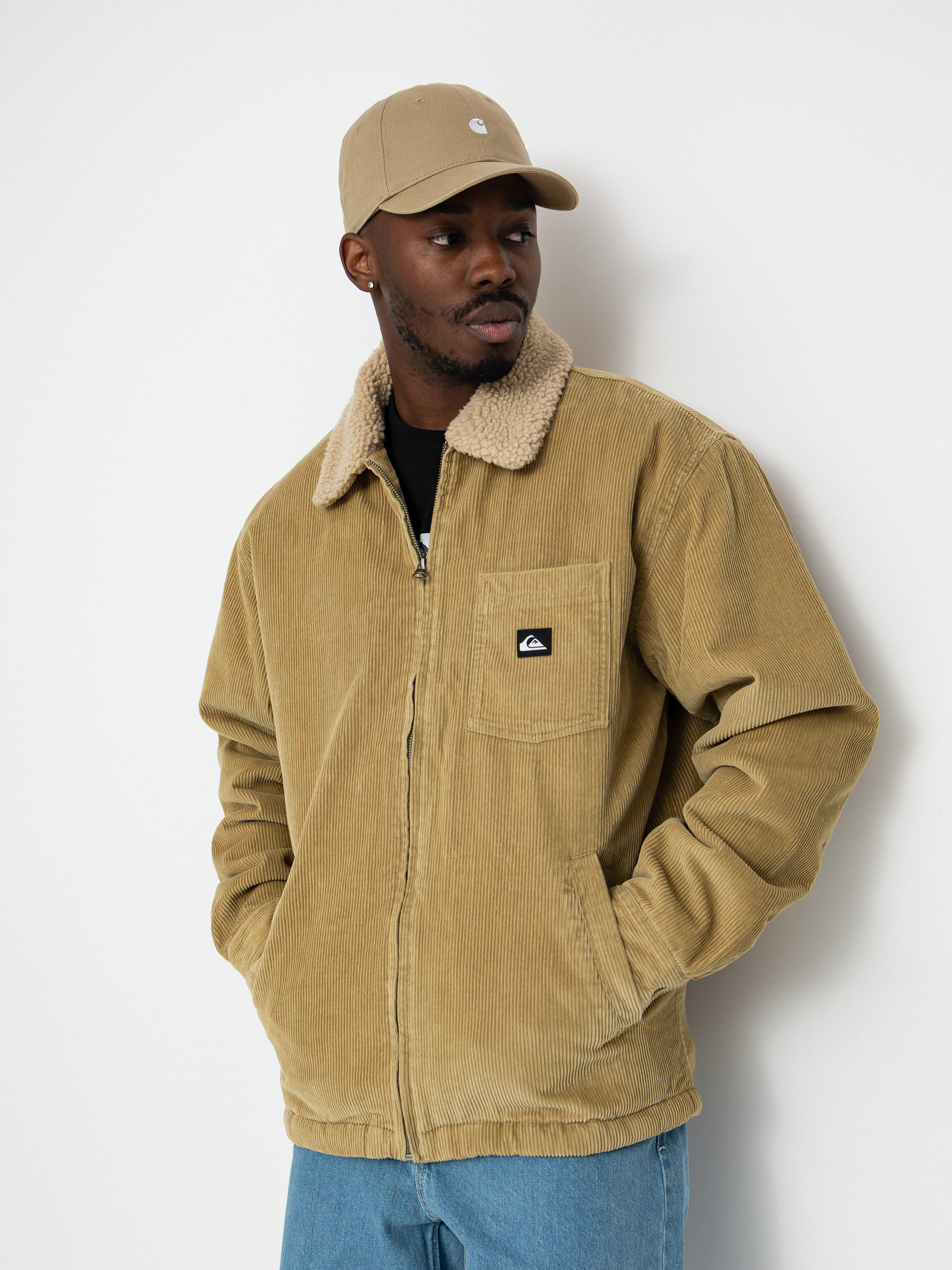 u041au0443u0440u0442u043au0430 Quiksilver Dna Sherpa Harrington (sponge/grape leaf)