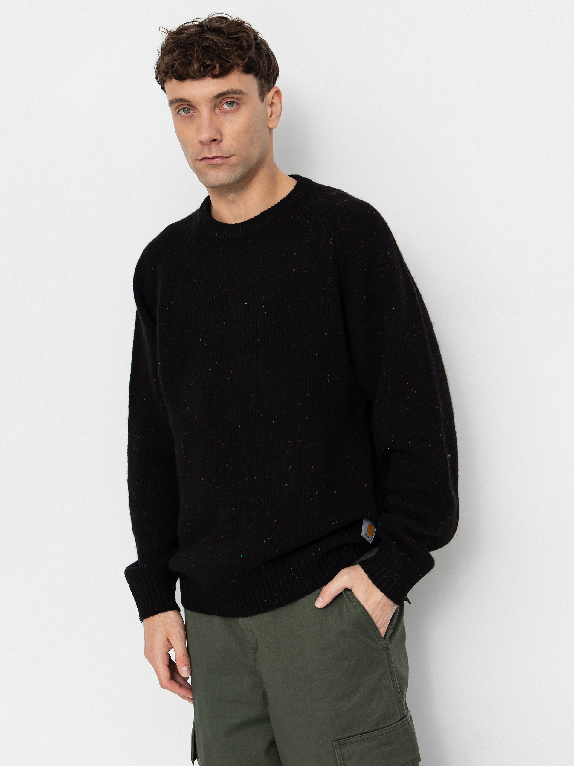 Светр Carhartt WIP Anglistic (speckled black)