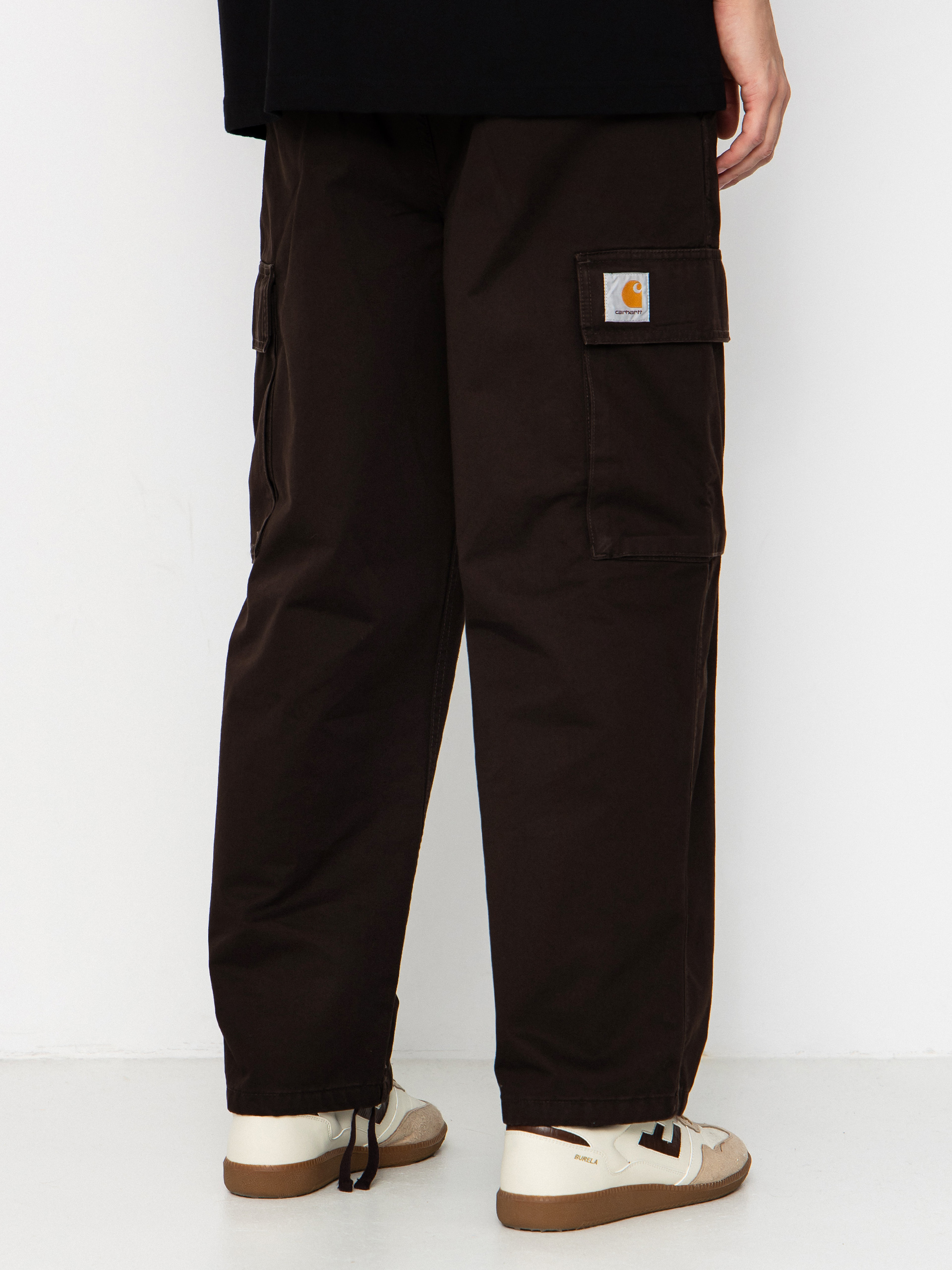 Штани Carhartt WIP Kade Cargo (tobacco/stone washed)