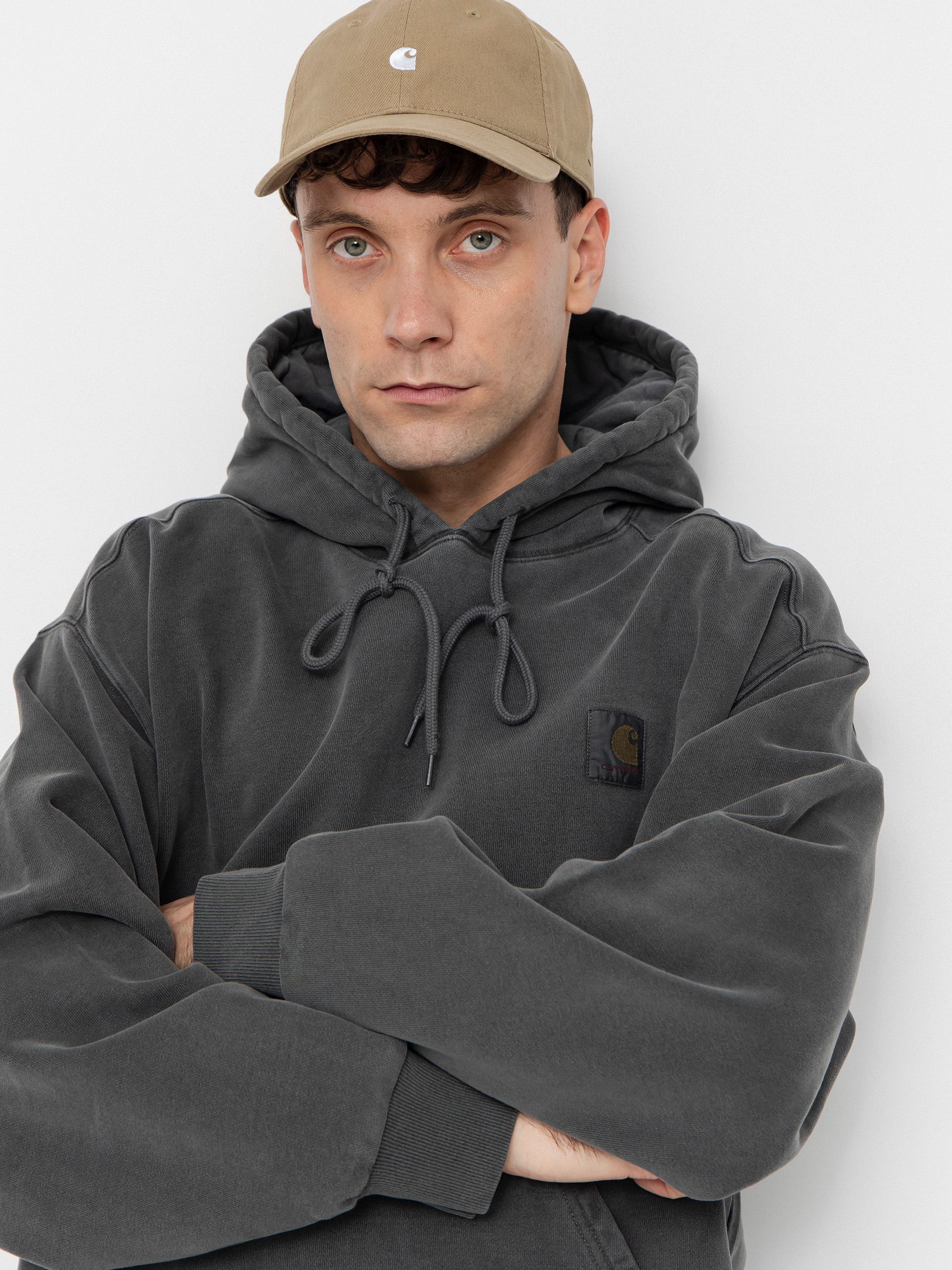 Худі Carhartt WIP Vista HD (black/garment dyed)