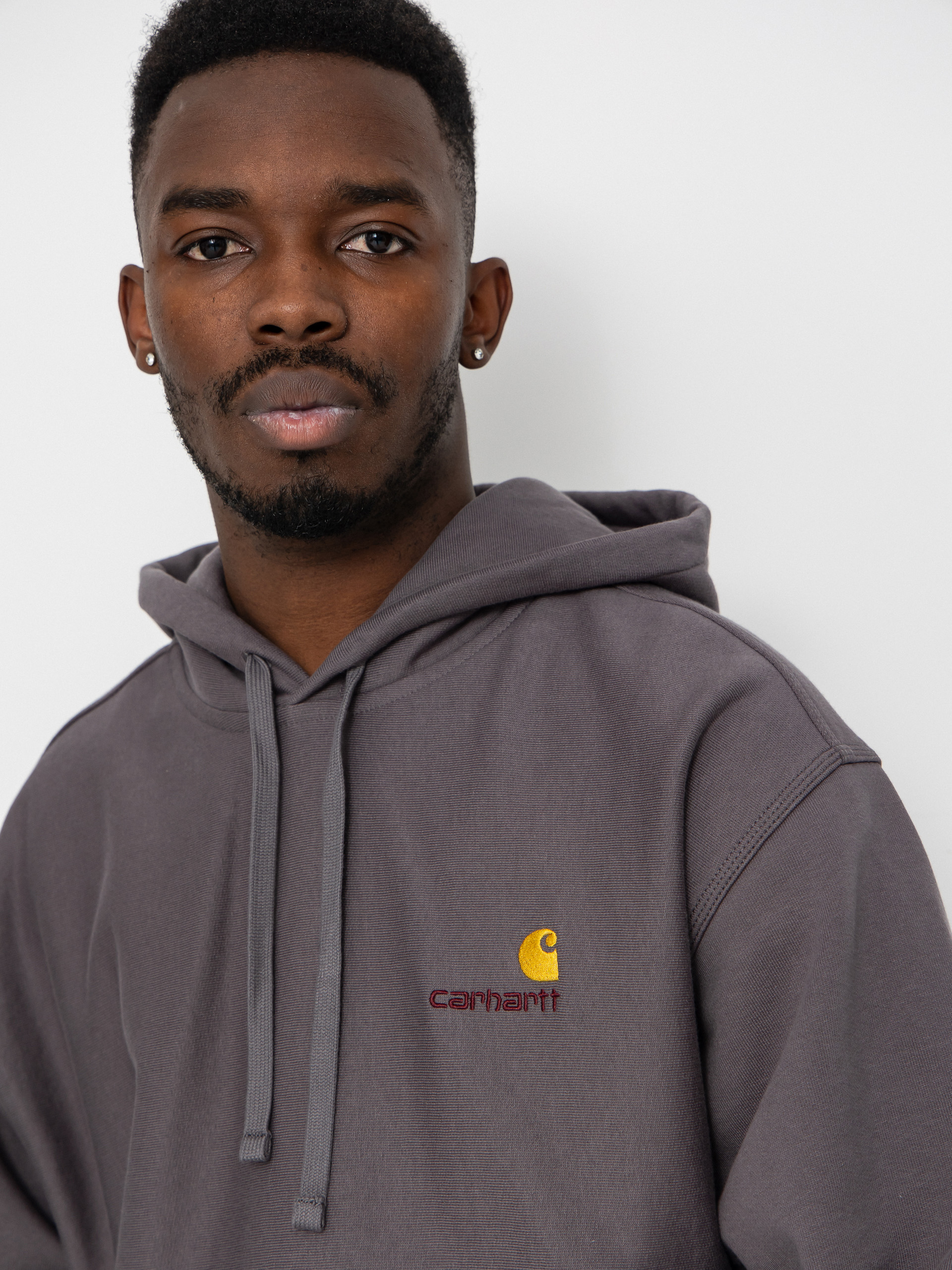 Худі Carhartt WIP American Script HD (porphyry)