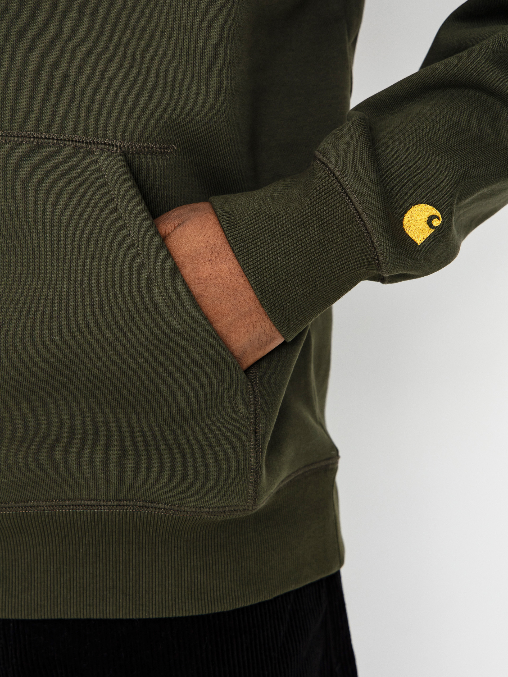 Худі Carhartt WIP Chase HD (olive/gold)