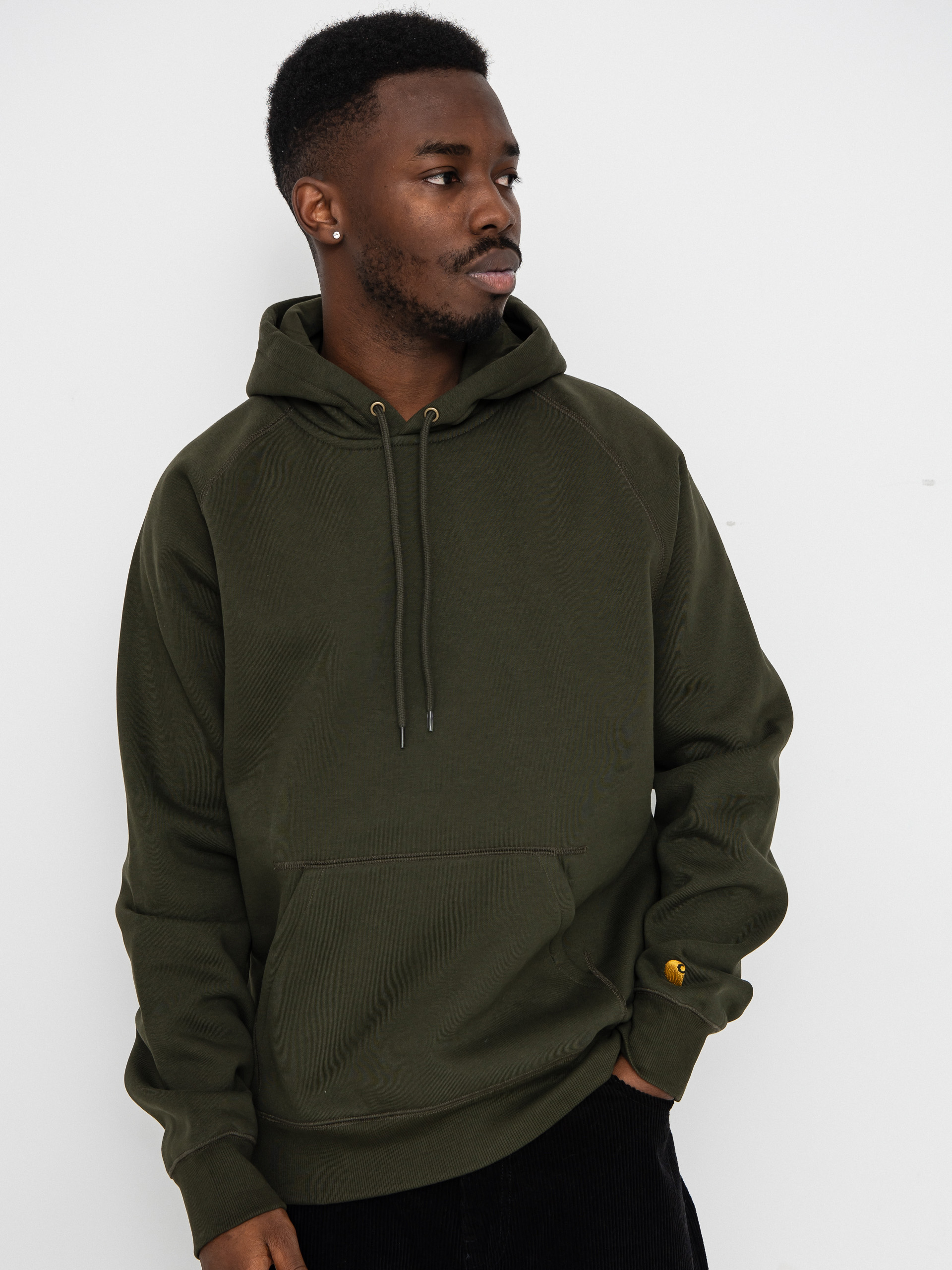 Худі Carhartt WIP Chase HD (olive/gold)