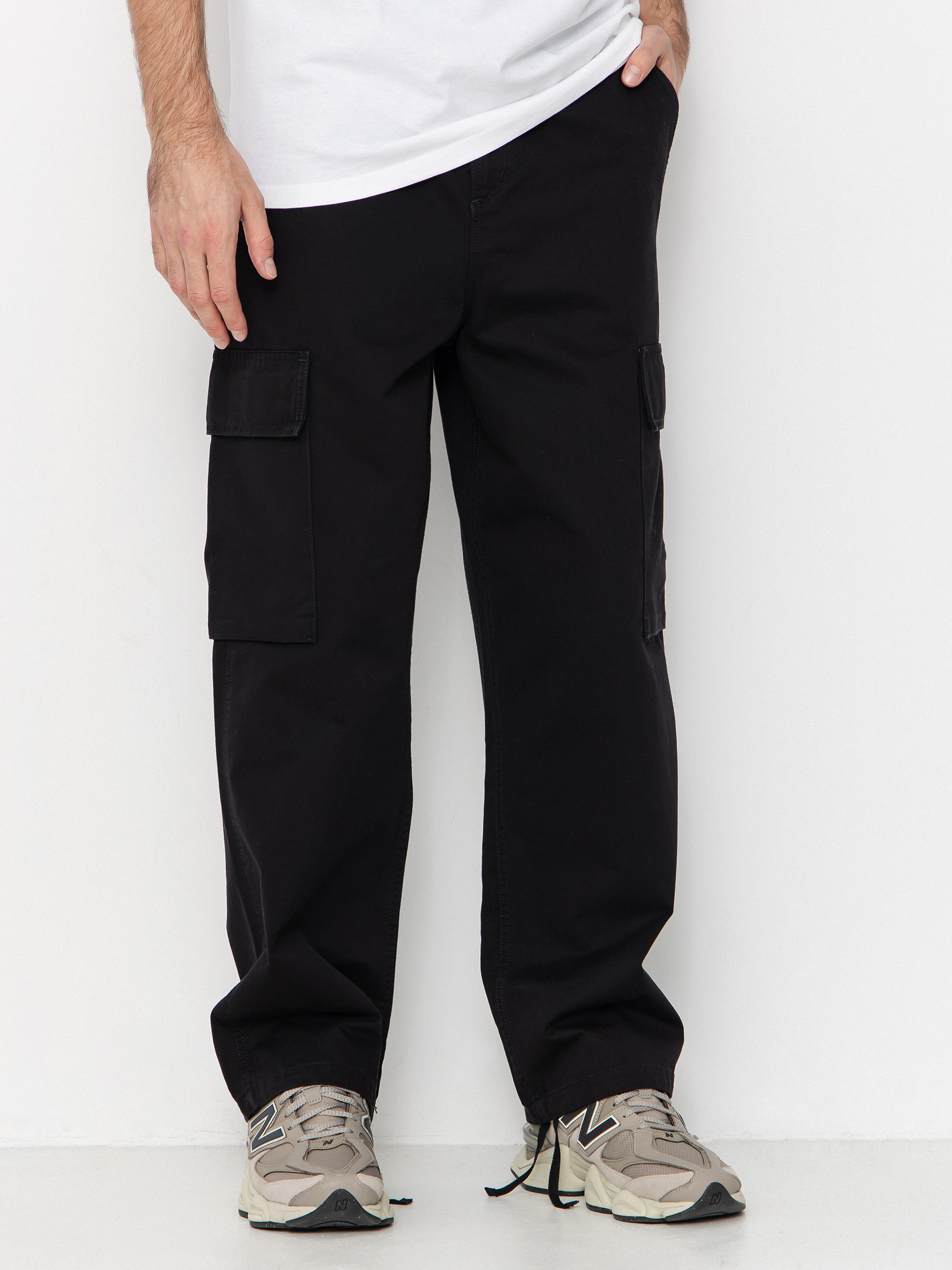 Штани Carhartt WIP Kade Cargo (black/stone washed)