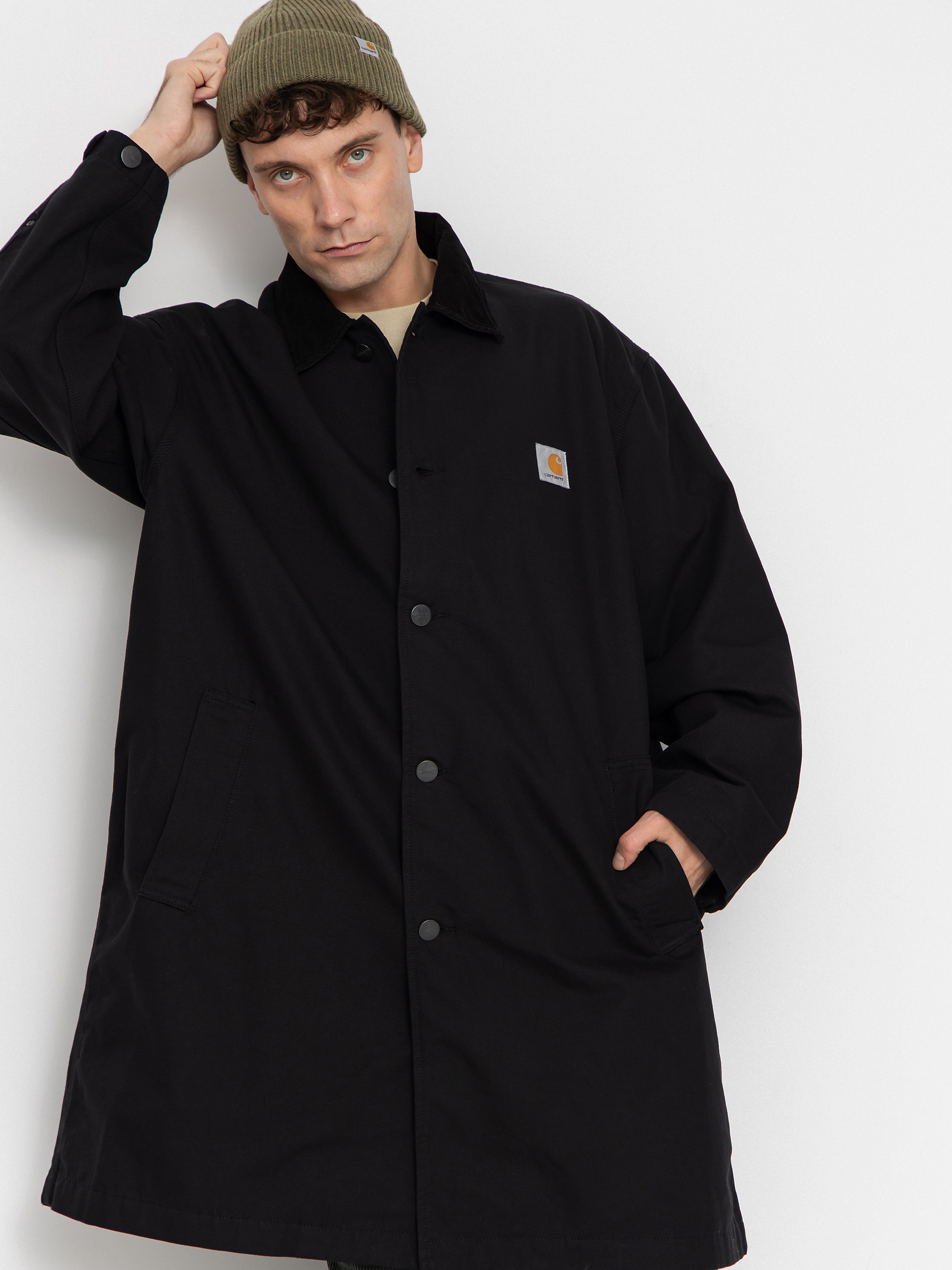 Куртка Carhartt WIP Webster Coat (black/black/rinsed)