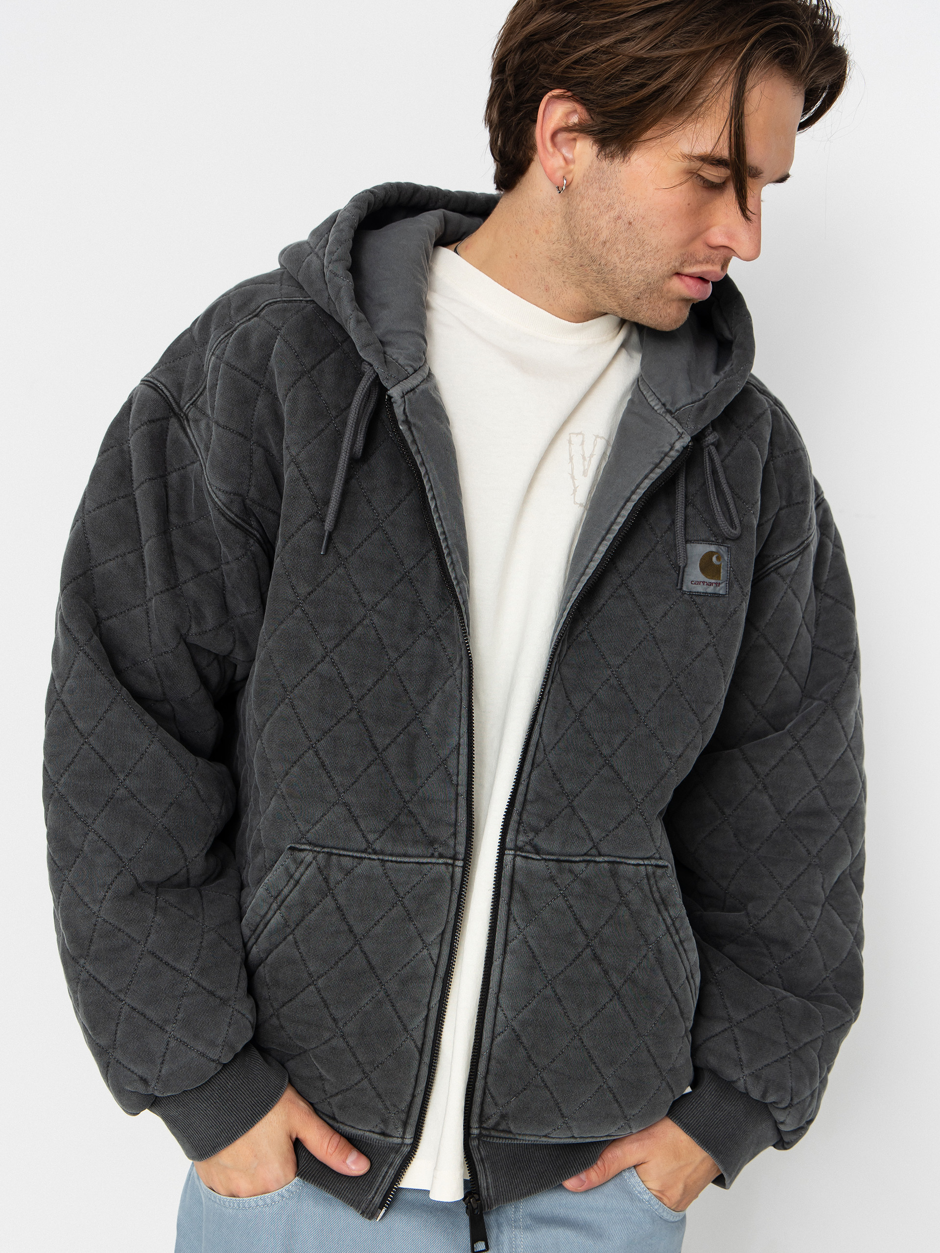 Куртка Carhartt WIP Vista Quilted ZHD (black/garment dyed)