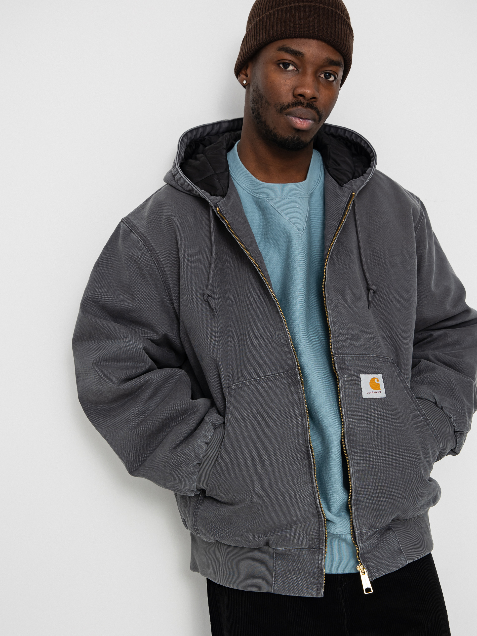 Куртка Carhartt WIP OG Active (graphite/stone canvas)
