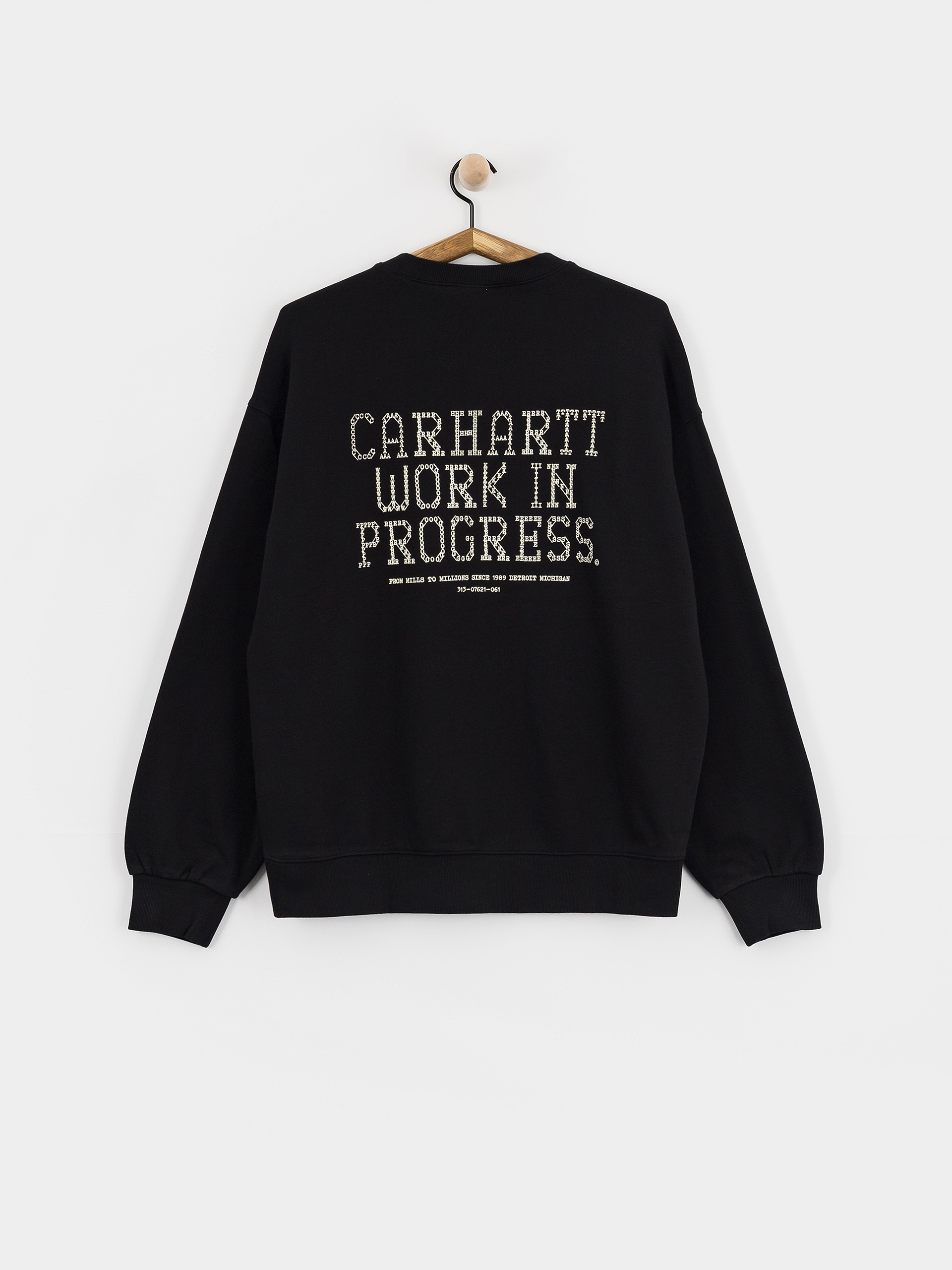 Світшот Carhartt WIP Punched (black)