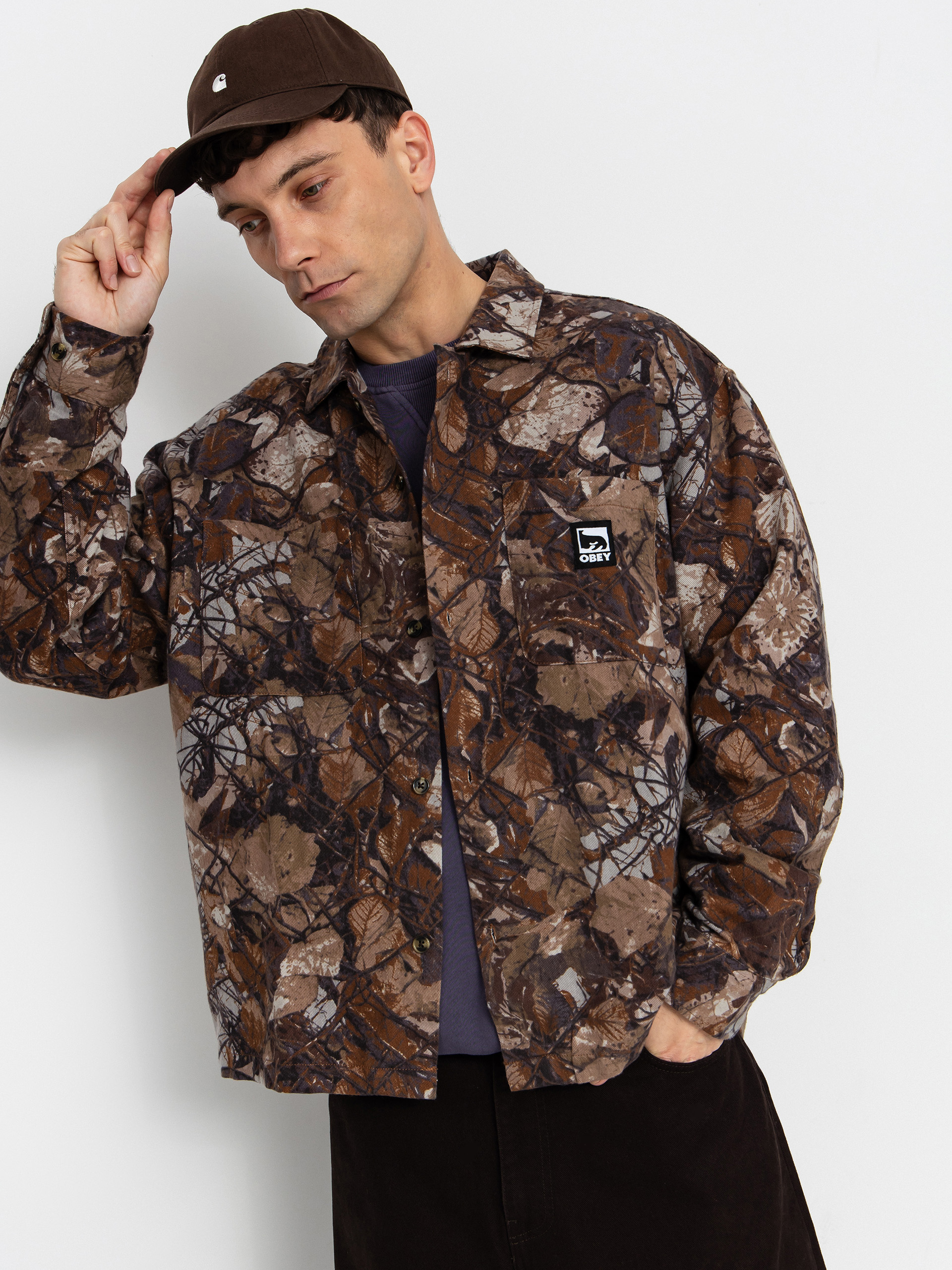 Сорочка OBEY Fence Camo (fence camo multi)