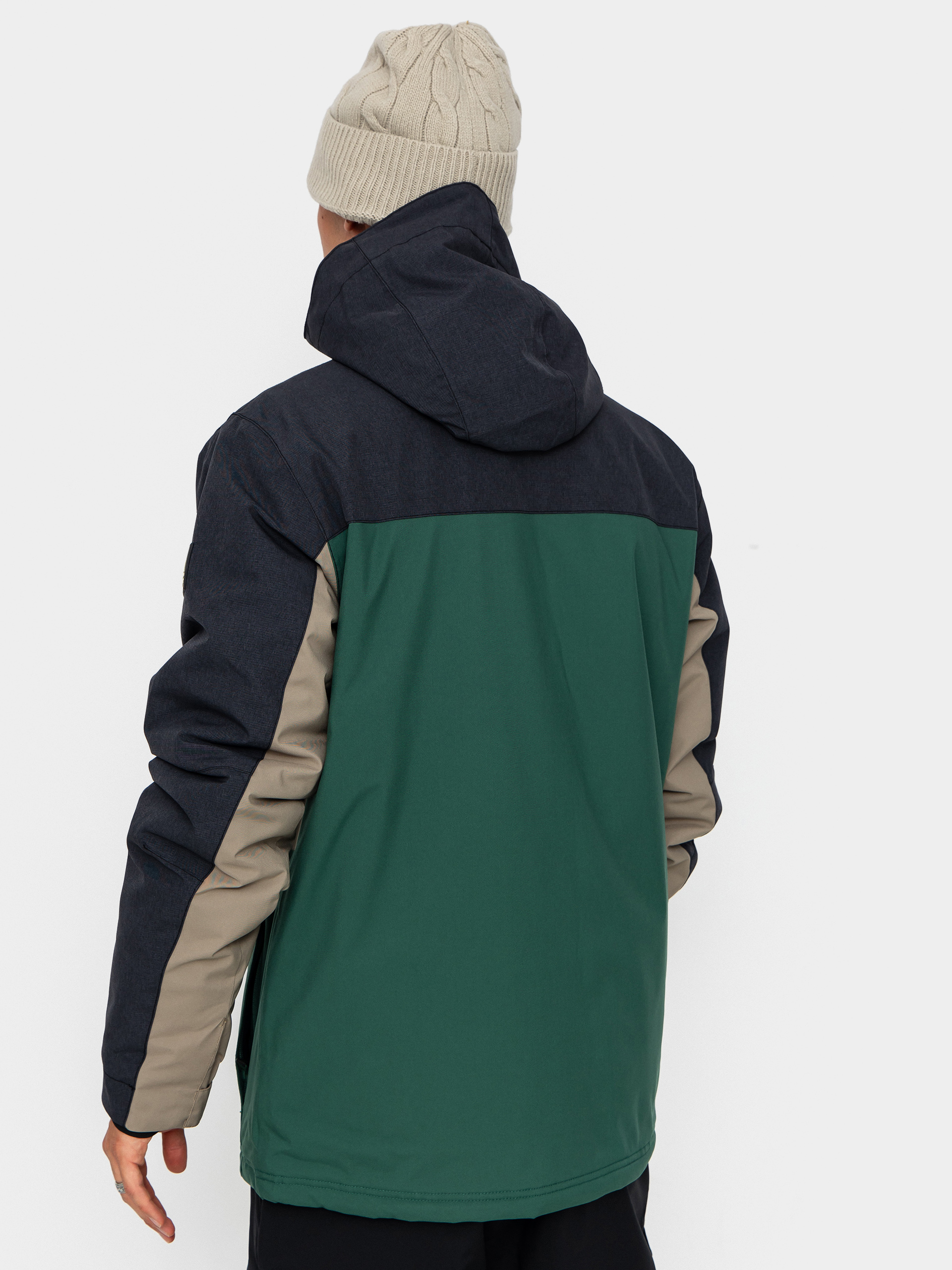 Чоловіча Сноубордична куртка Quiksilver Dawson (trekking green)