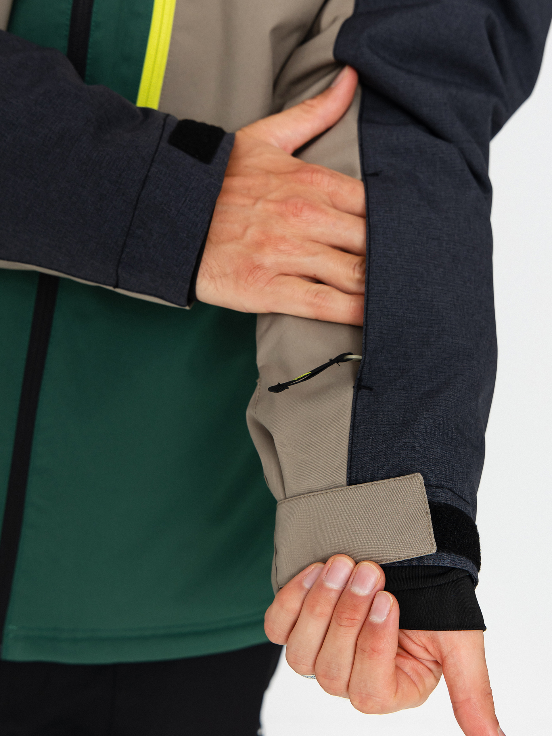 Чоловіча Сноубордична куртка Quiksilver Dawson (trekking green)