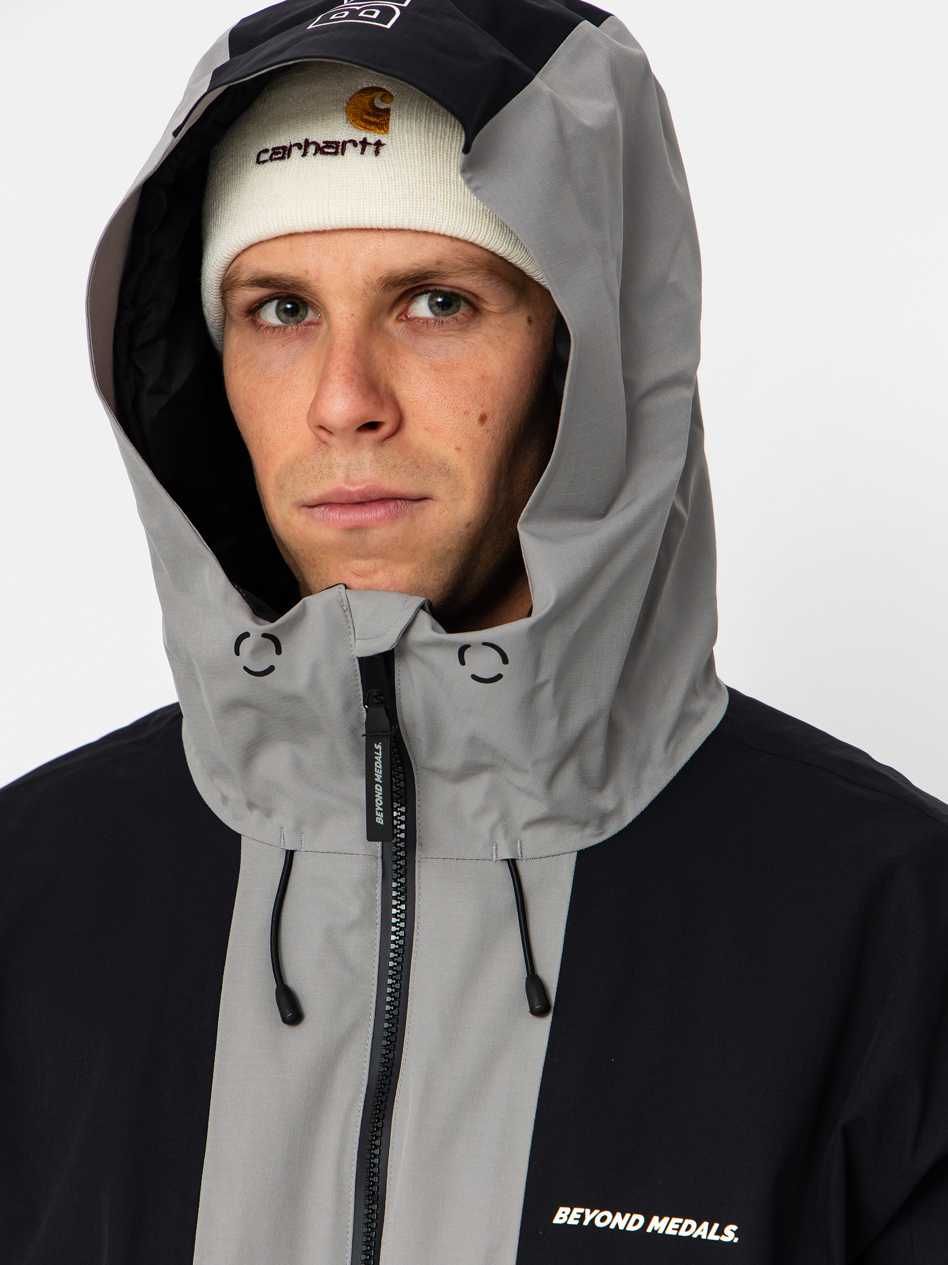 Чоловіча Сноубордична куртка Beyond Medals Fullzip 2L (grey)