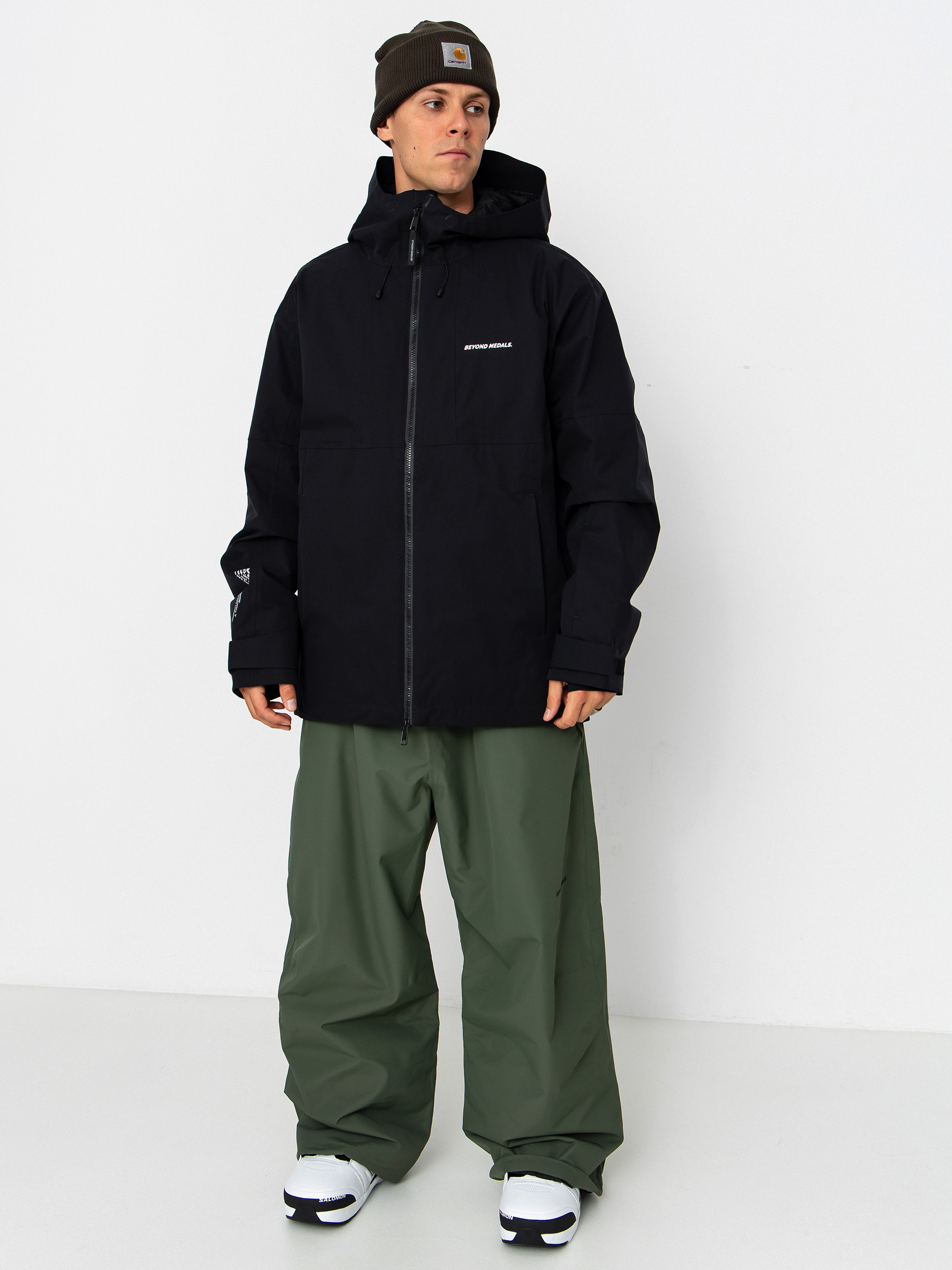 Сноубордична куртка Beyond Medals Fullzip 2L (black)