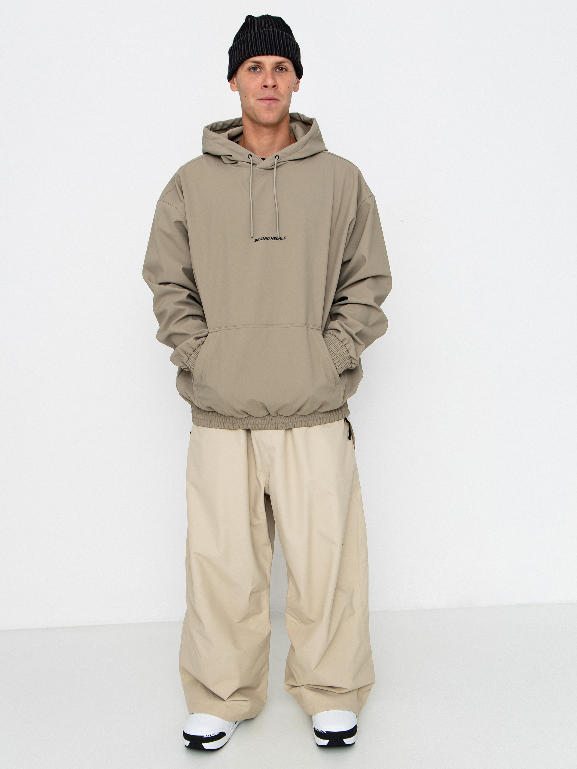 Сноубордична куртка Beyond Medals Softshell Hoodie (beige)