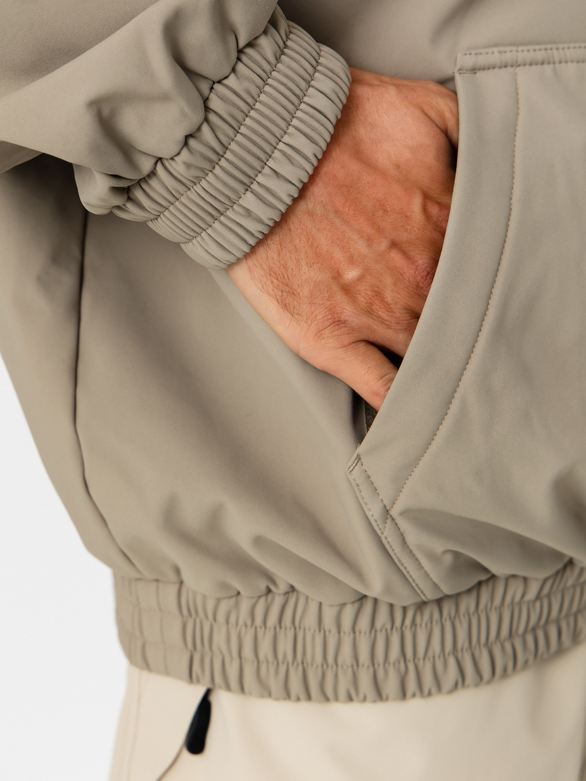 Чоловіча Сноубордична куртка Beyond Medals Softshell Hoodie (beige)