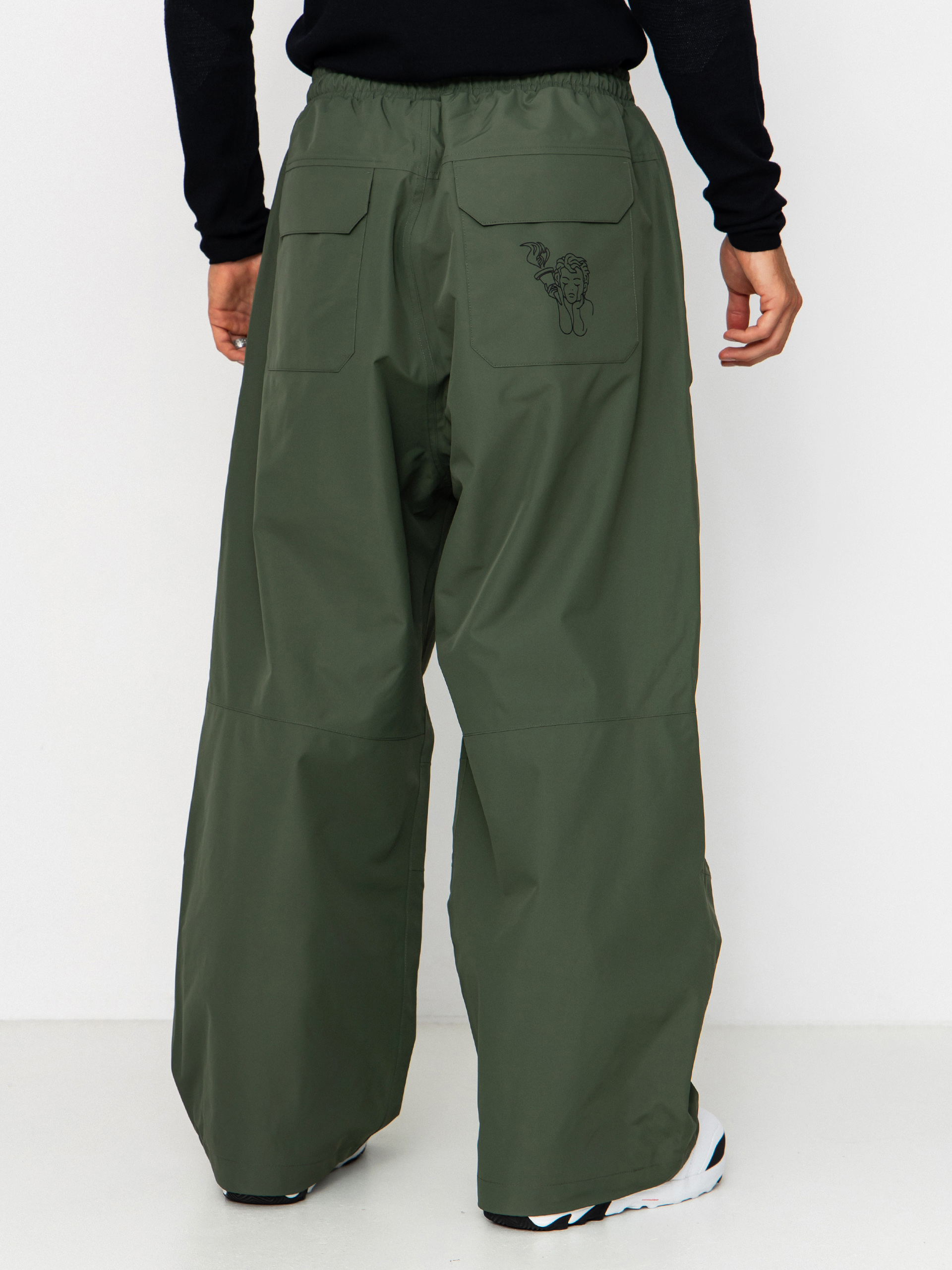 Чоловічі Сноубордичні штани Beyond Medals Park (dark green)