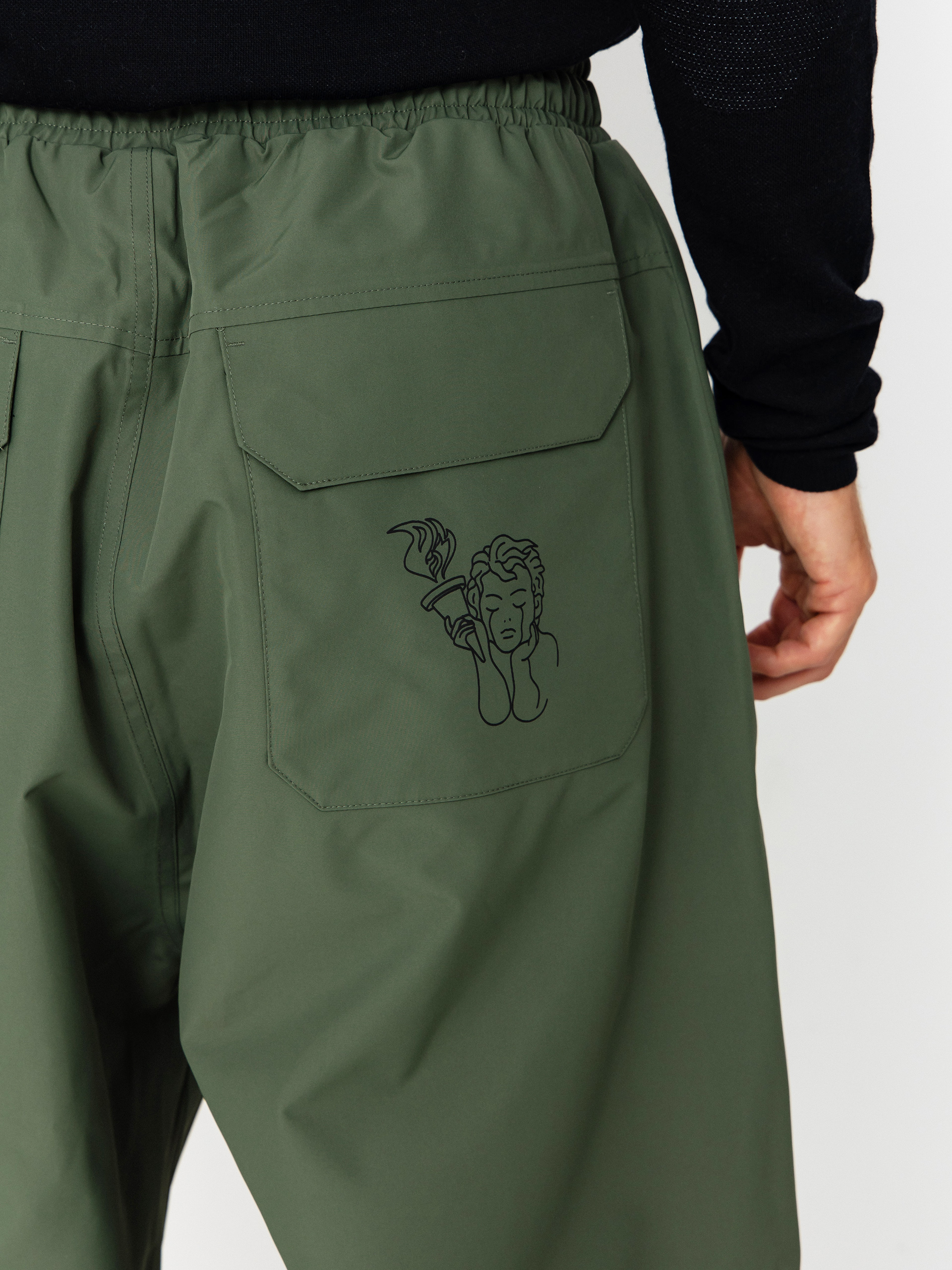 Чоловічі Сноубордичні штани Beyond Medals Park (dark green)