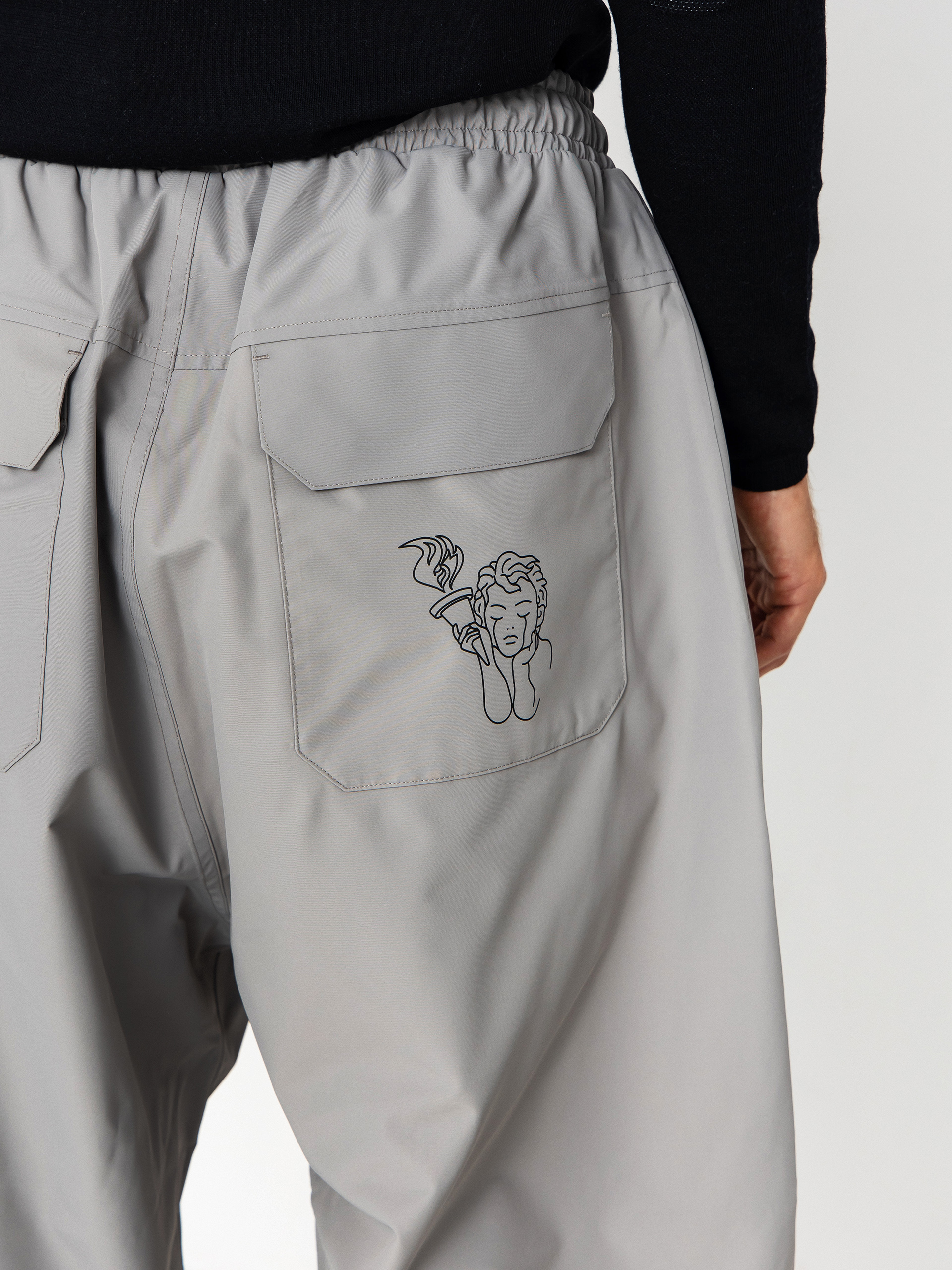 Чоловічі Сноубордичні штани Beyond Medals Park (grey)