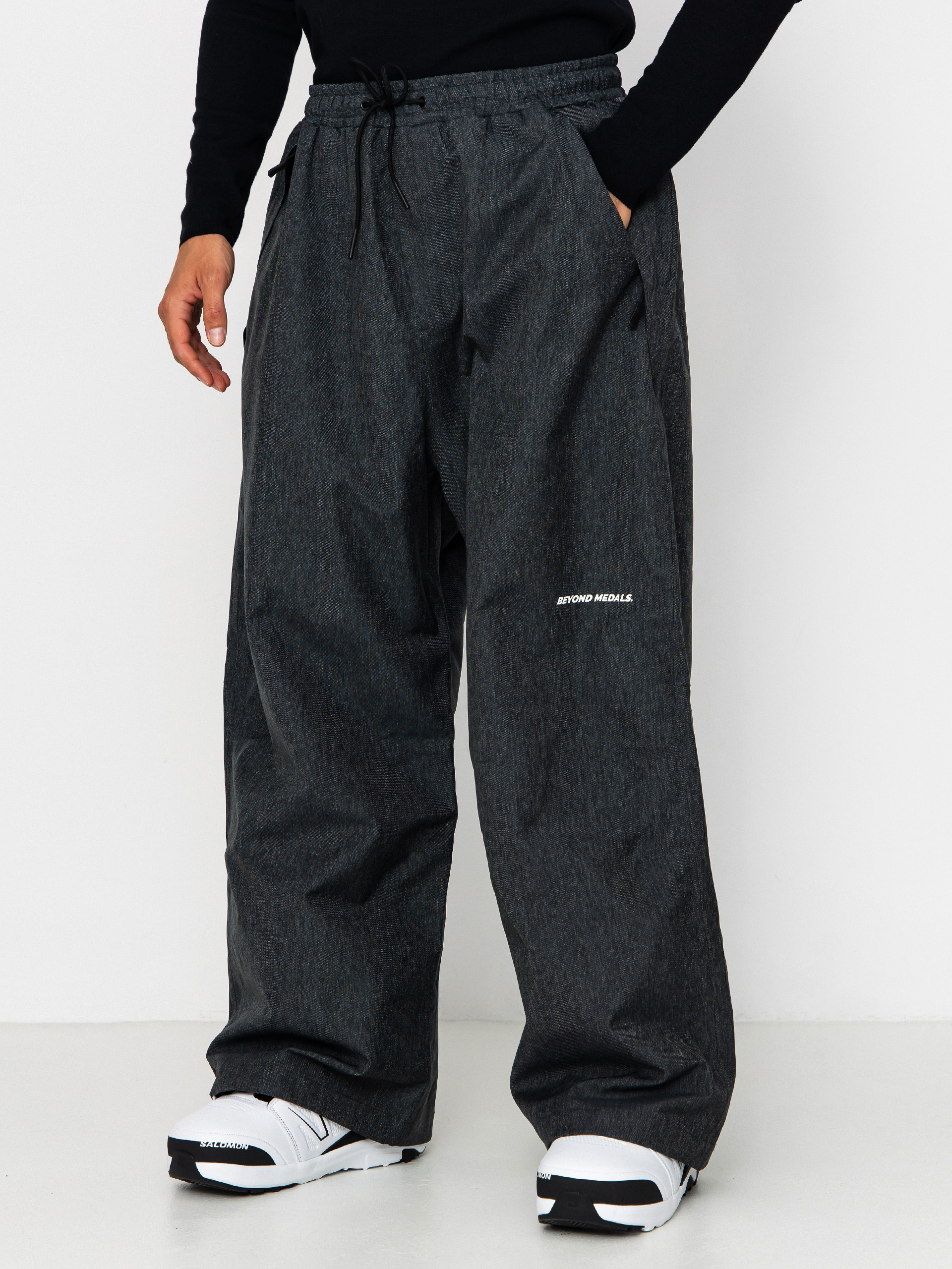 Чоловічі Сноубордичні штани Beyond Medals Park Denim (dark grey)