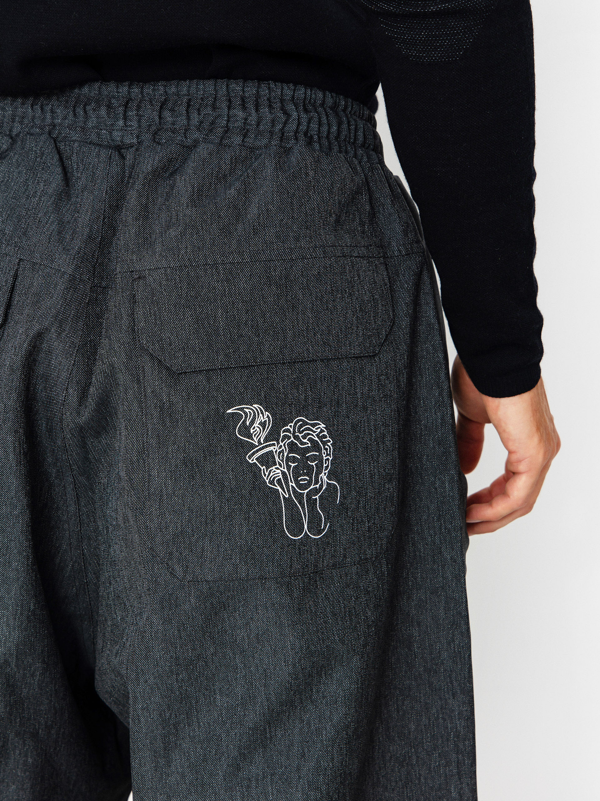 Чоловічі Сноубордичні штани Beyond Medals Park Denim (dark grey)