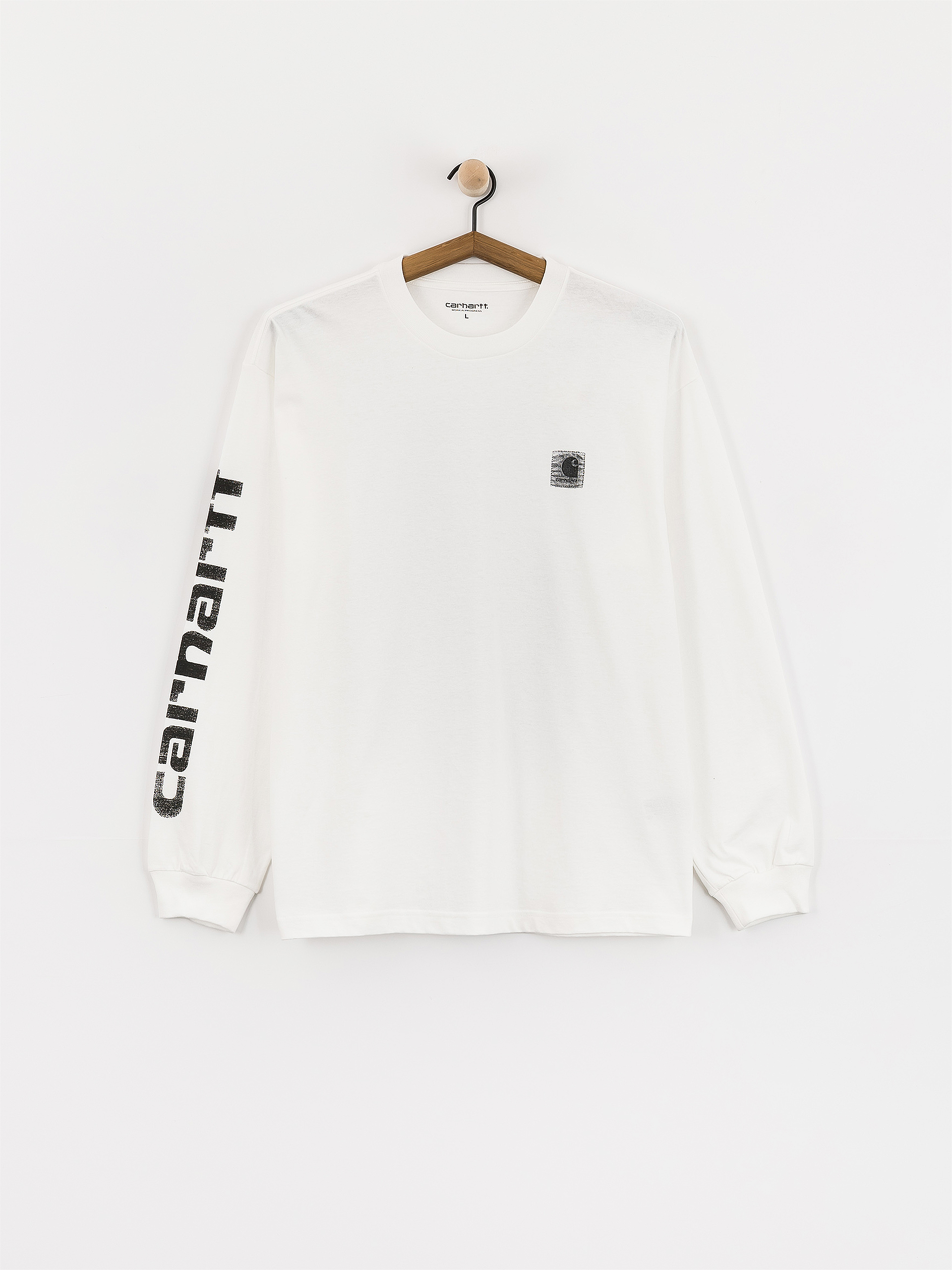 Лонгслів Carhartt WIP Archive Script (white)