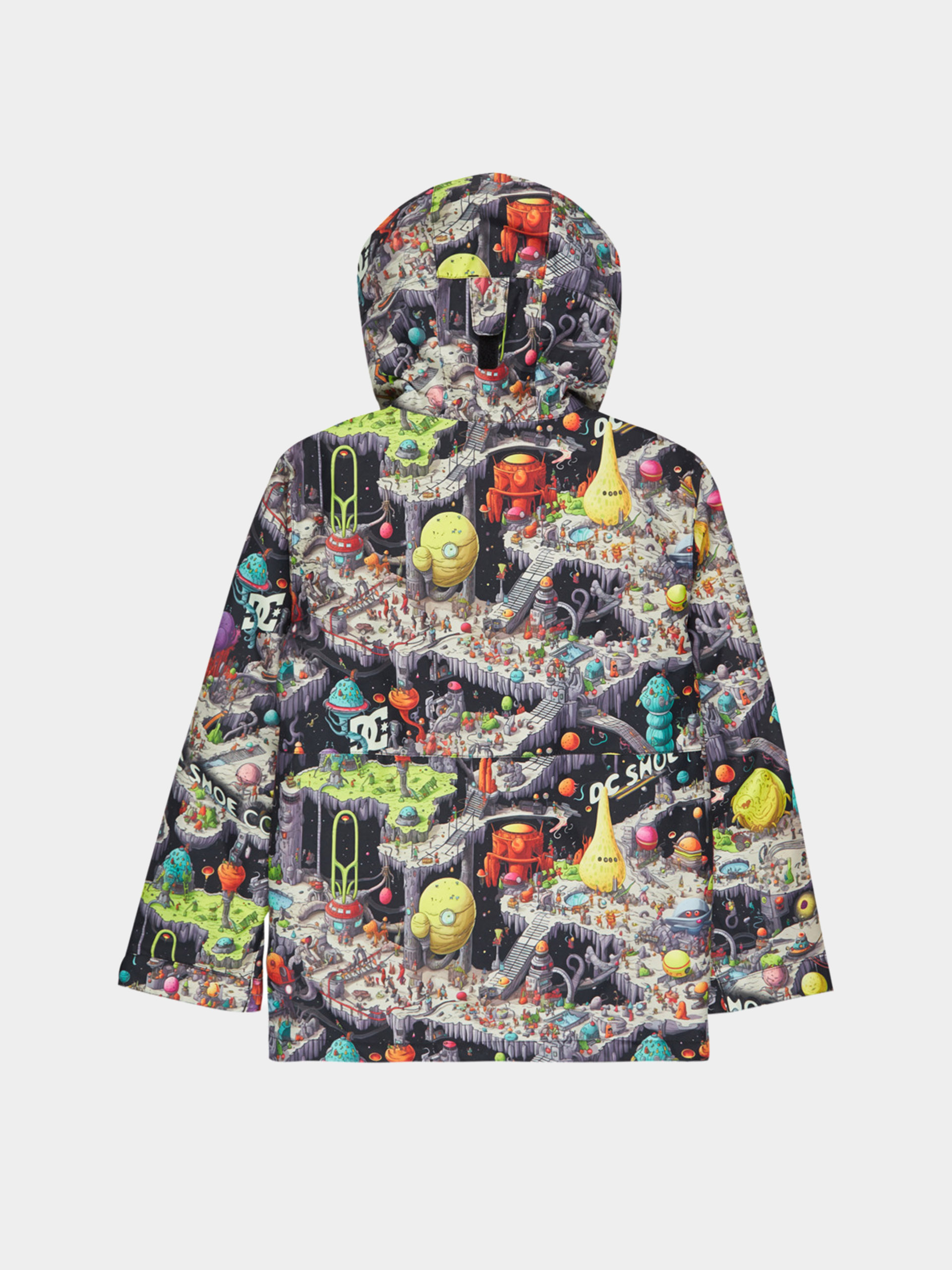 Сноубордична куртка DC Basis Print JR (outer world black)