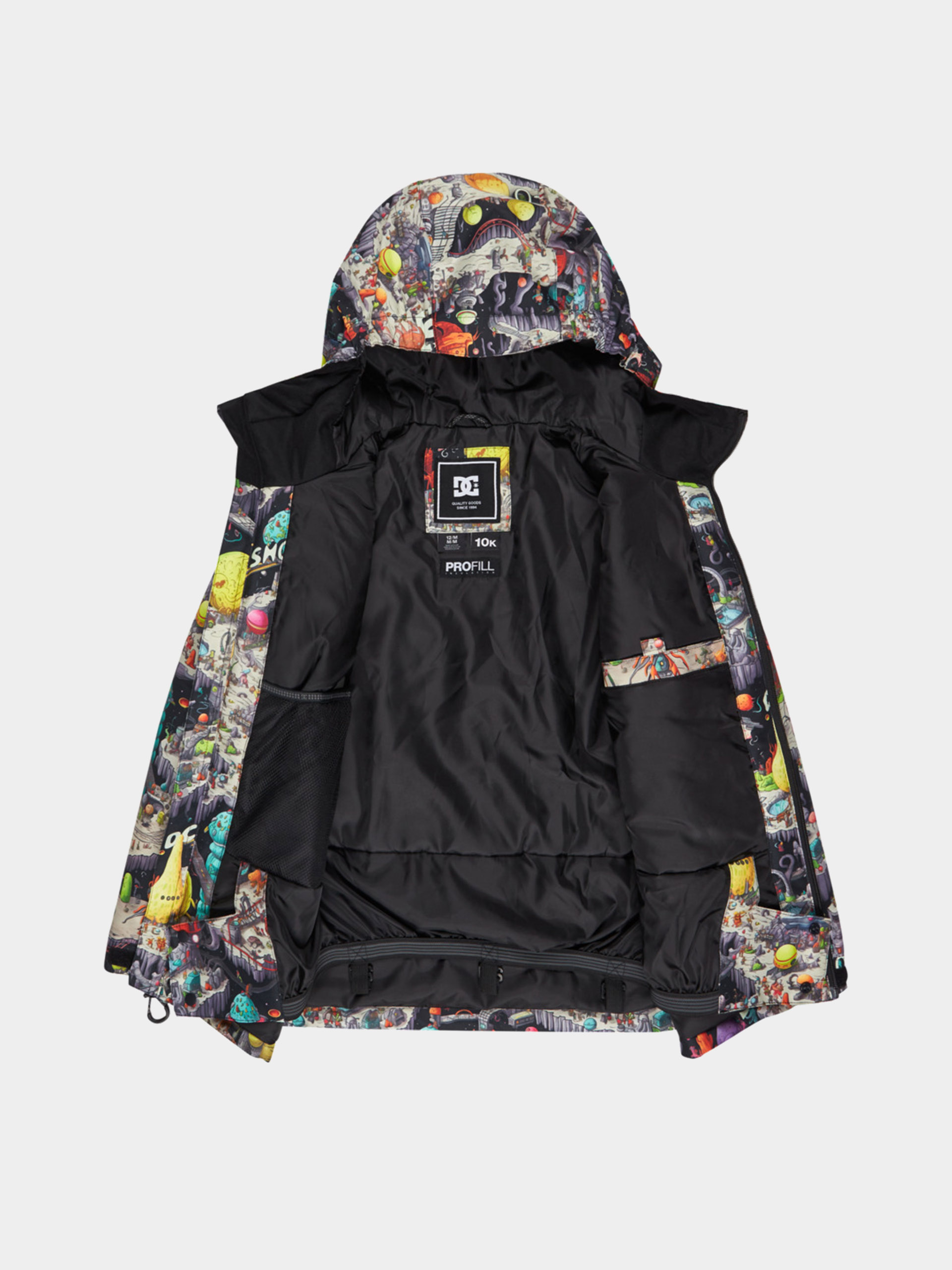Сноубордична куртка DC Basis Print JR (outer world black)