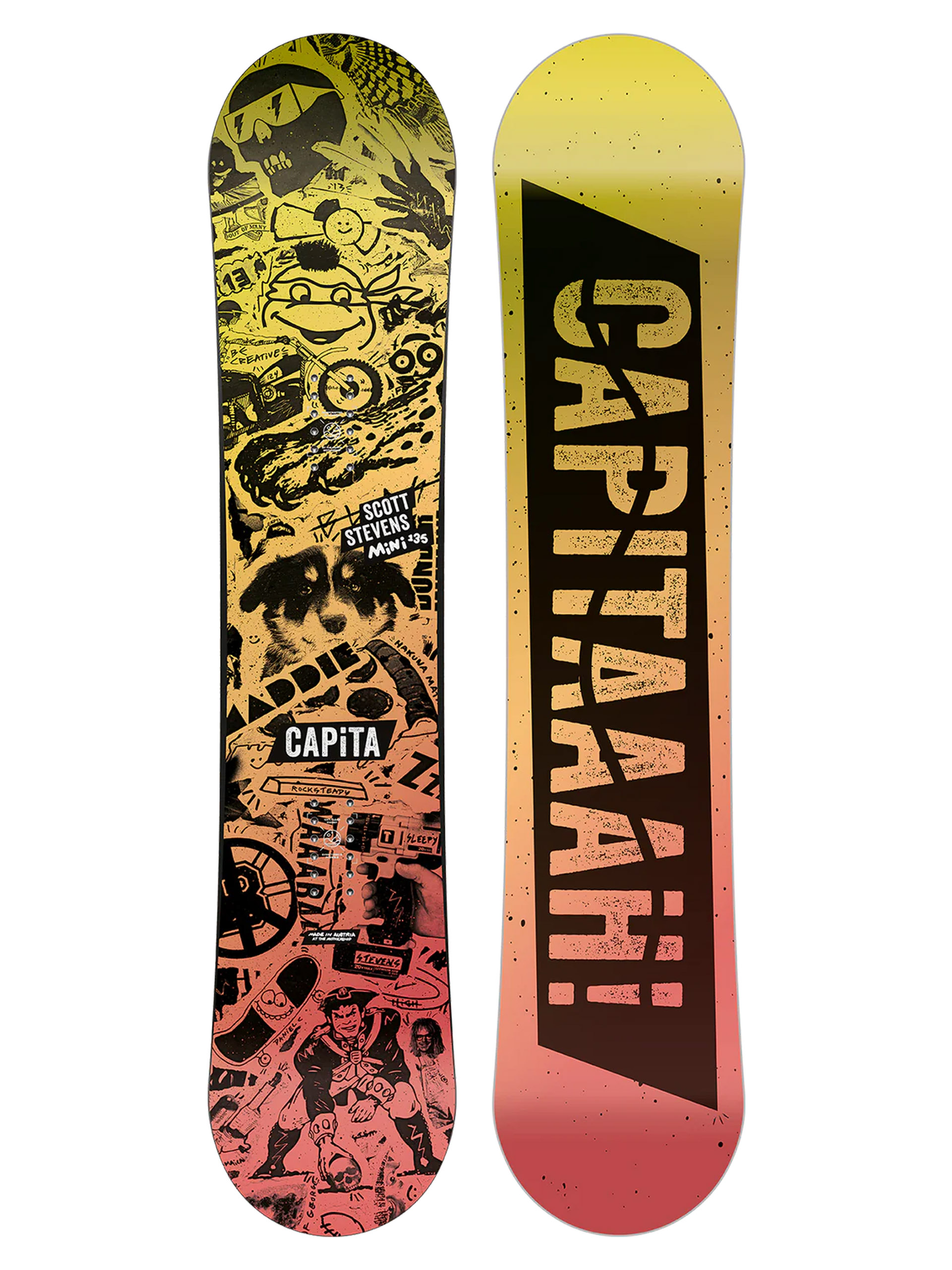 u0421u043du043eu0443u0431u043eu0440u0434 Capita Scott Stevens Mini JR (yellow/red)