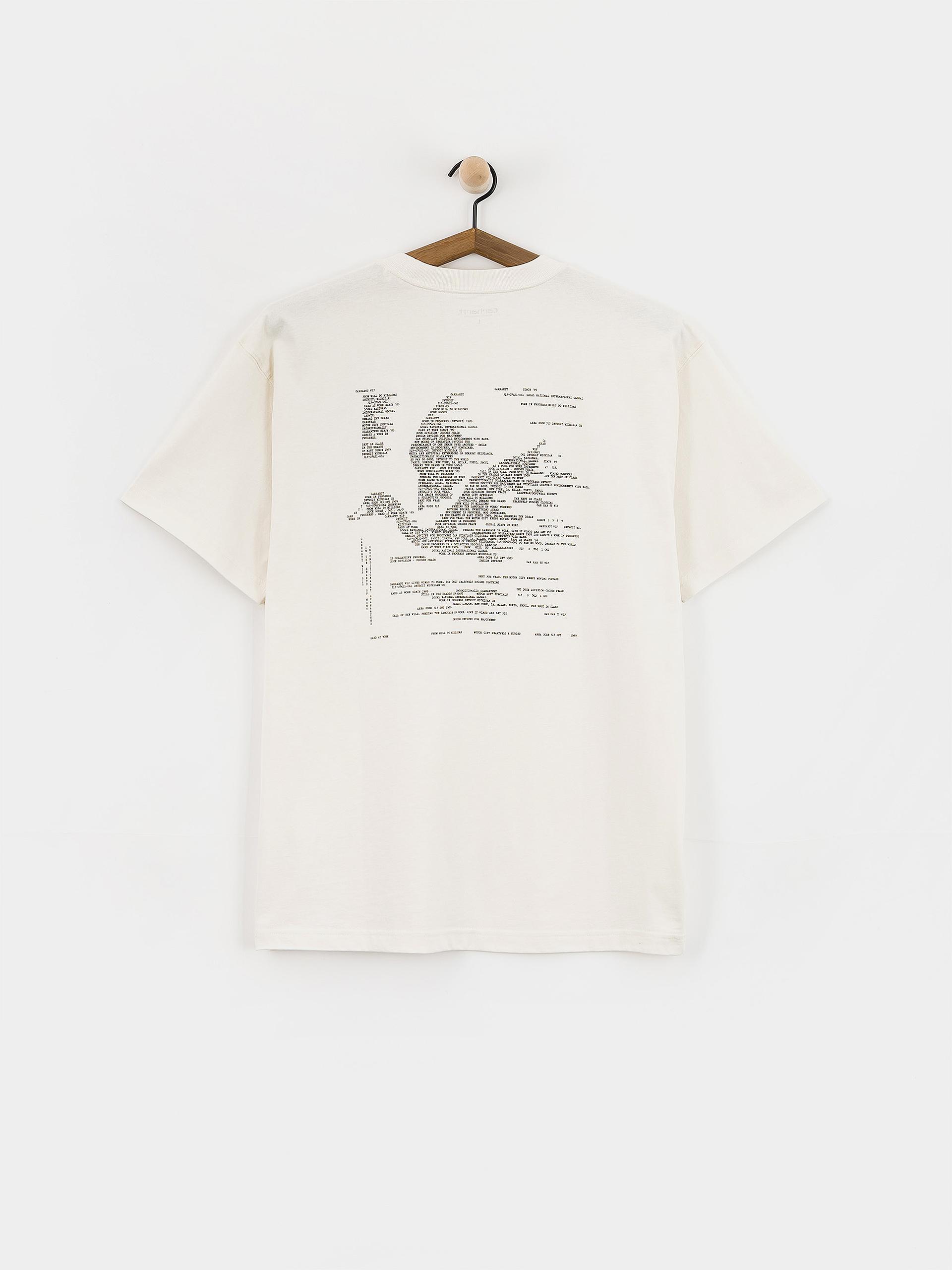 Футболка Carhartt WIP Punched - бежевий (wax)